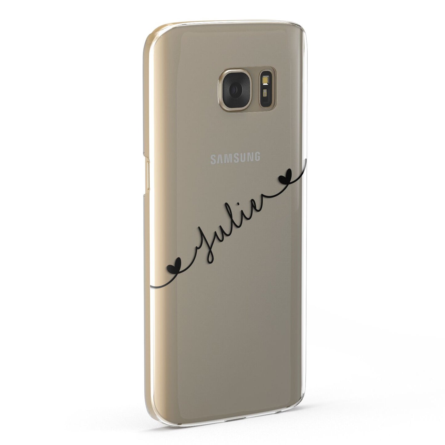 Black Sloped Handwritten Name Samsung Galaxy Case Fourty Five Degrees