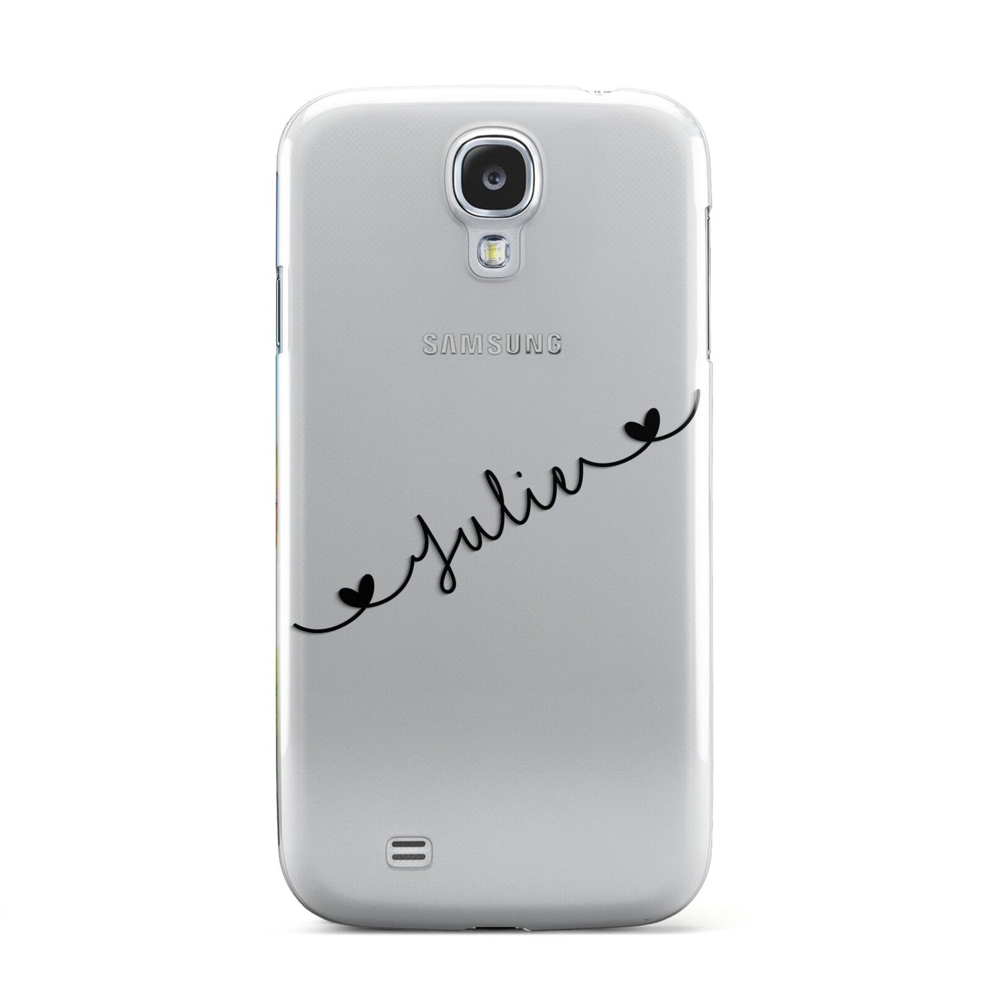 Black Sloped Handwritten Name Samsung Galaxy S4 Case