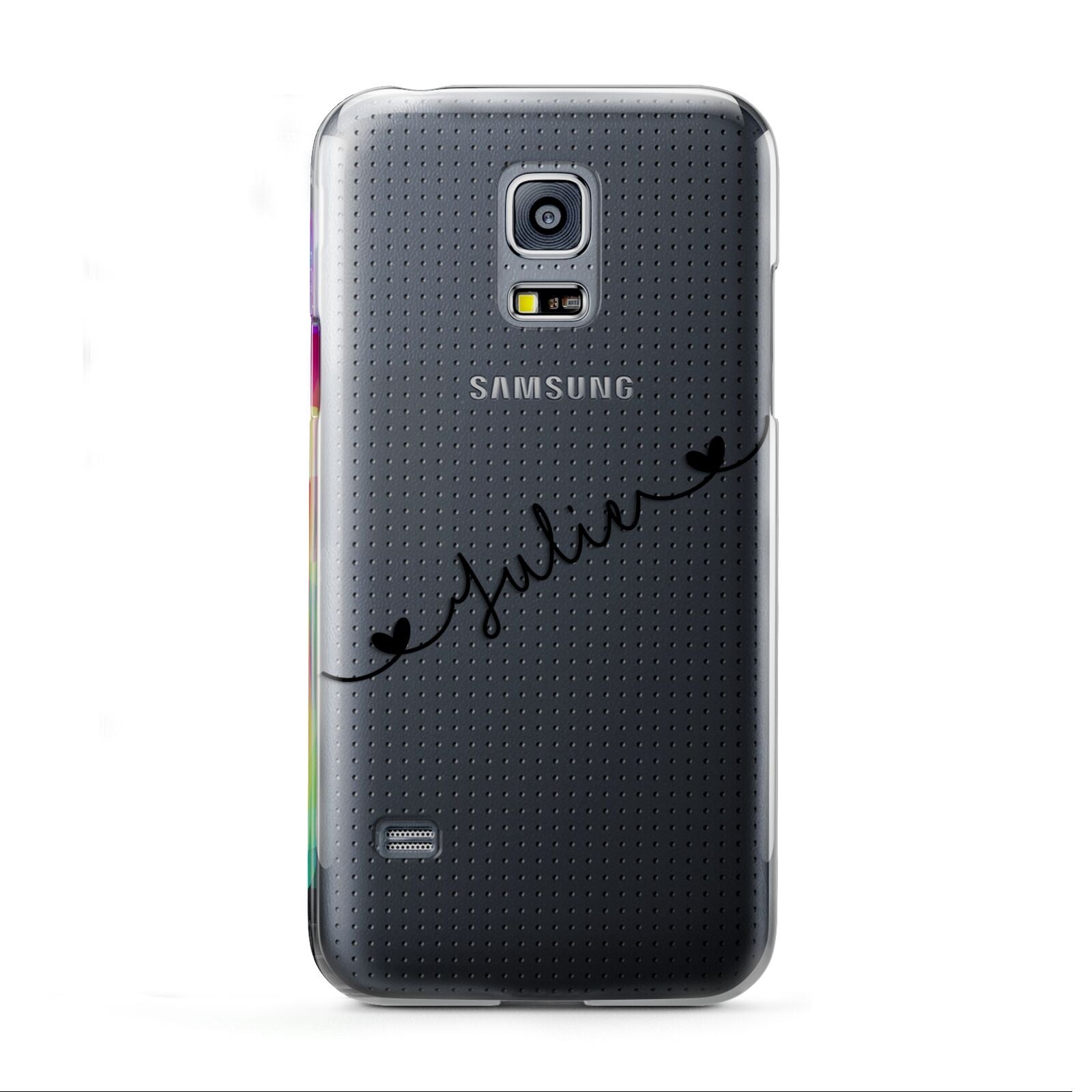 Black Sloped Handwritten Name Samsung Galaxy S5 Mini Case