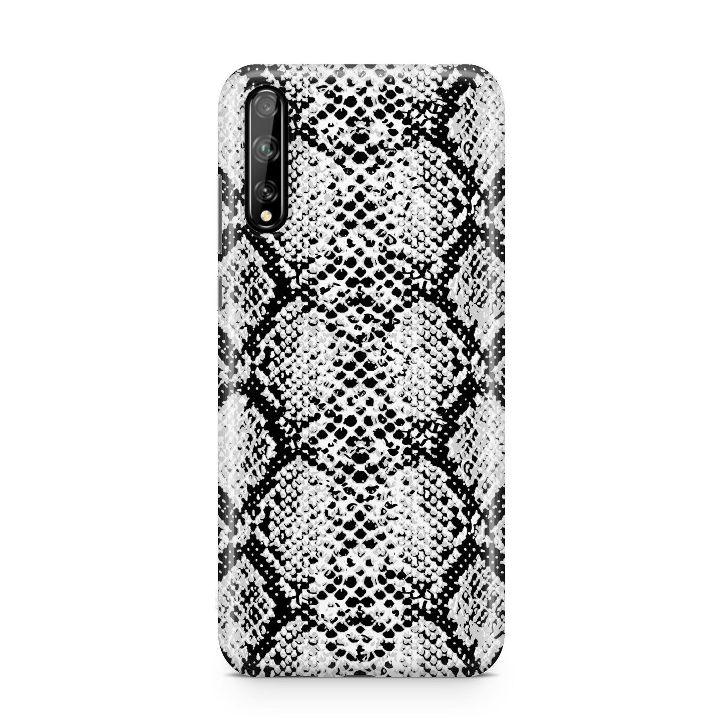 Black Snakeskin Huawei Enjoy 10s Phone Case