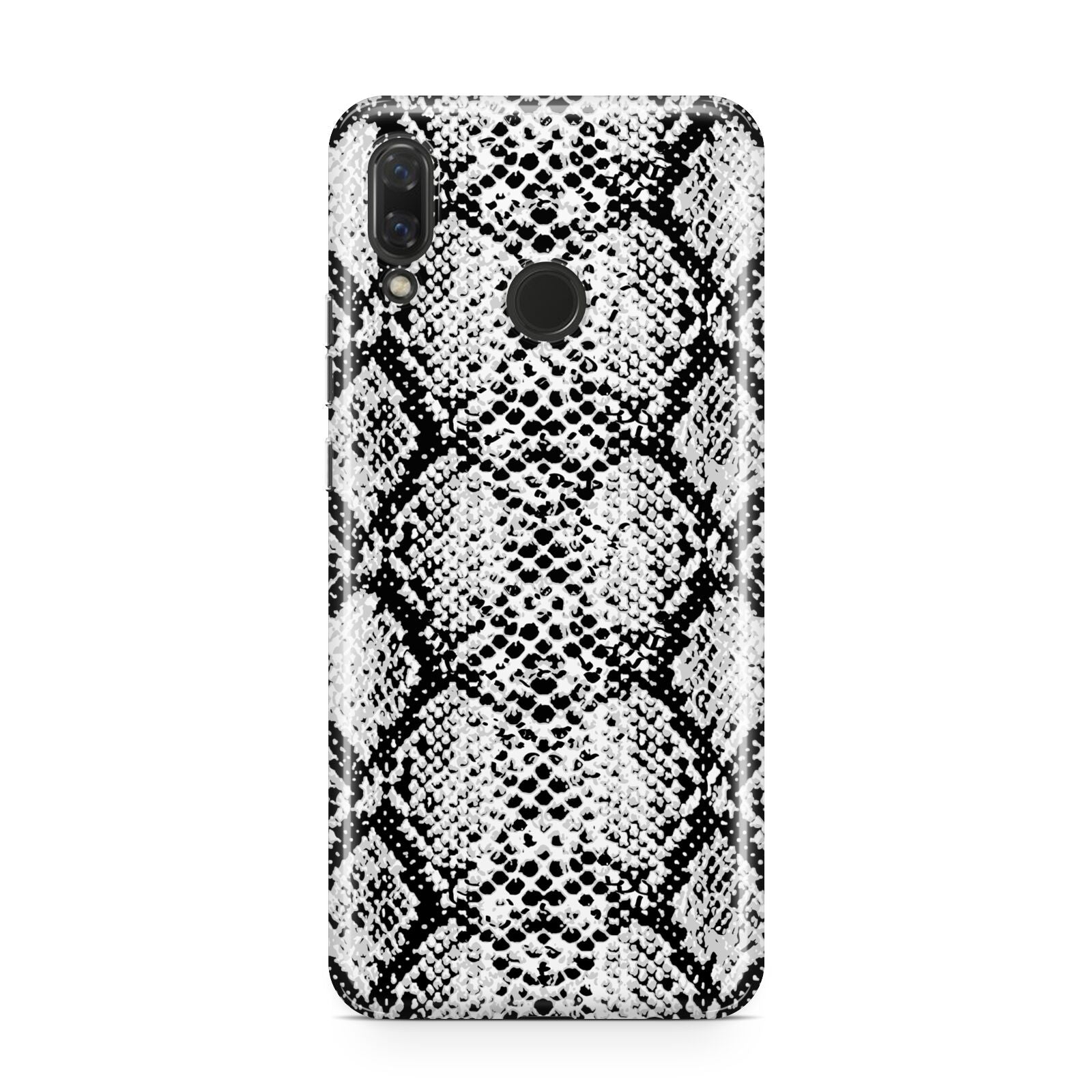 Black Snakeskin Huawei Nova 3 Phone Case