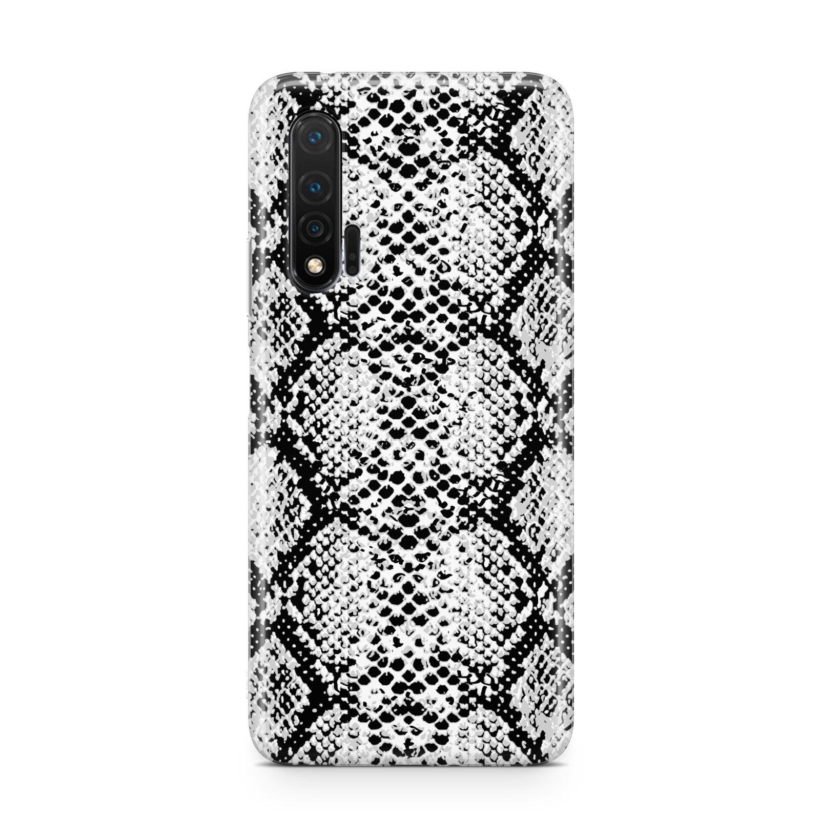 Black Snakeskin Huawei Nova 6 Phone Case