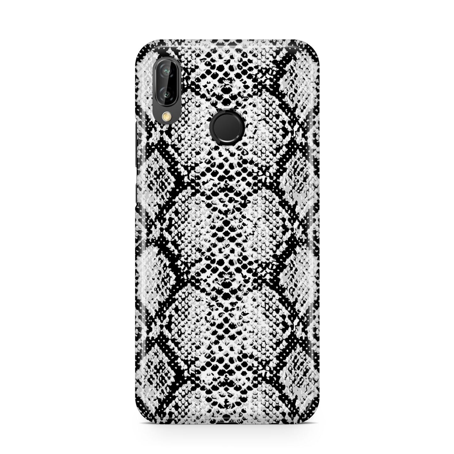 Black Snakeskin Huawei P20 Lite Phone Case