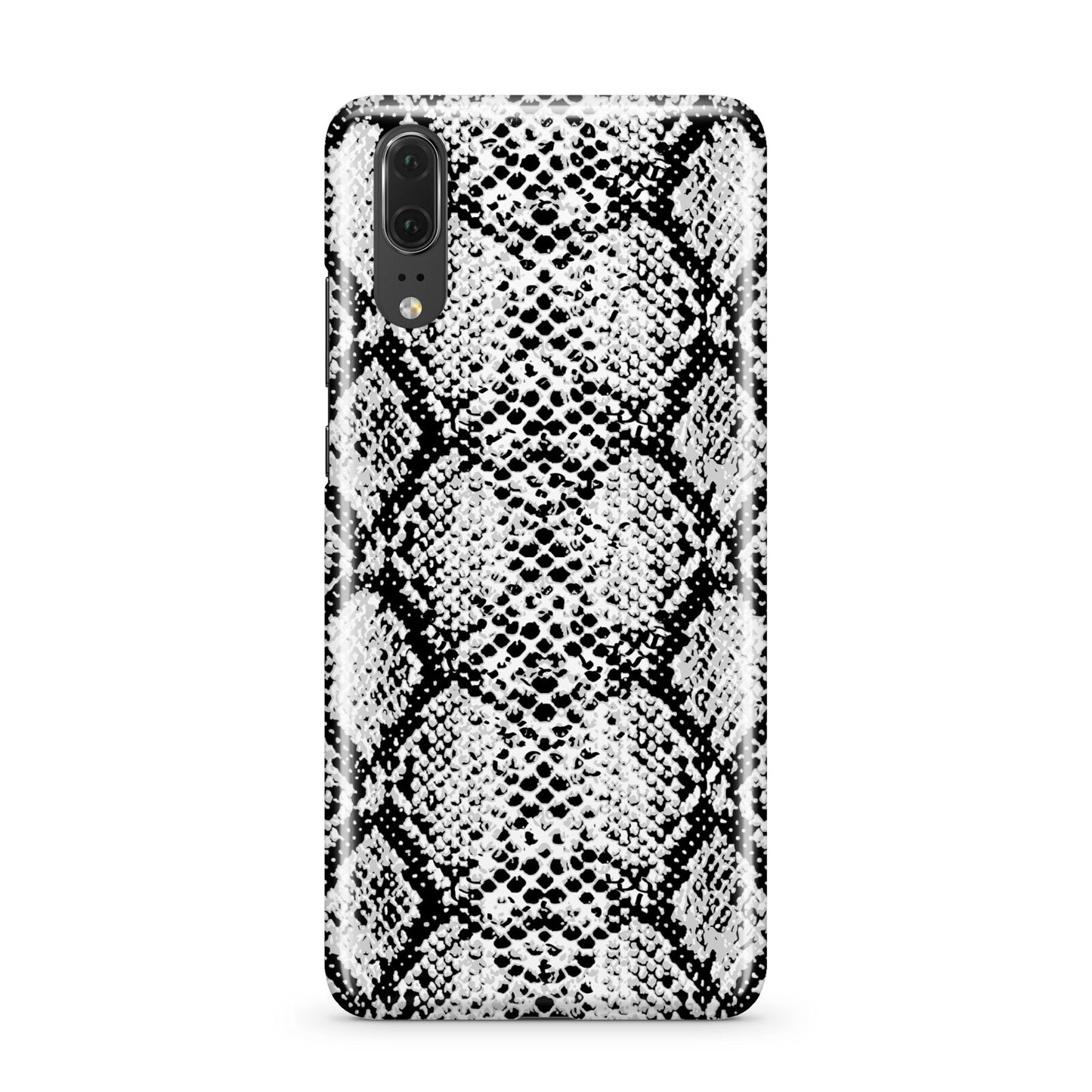 Black Snakeskin Huawei P20 Phone Case