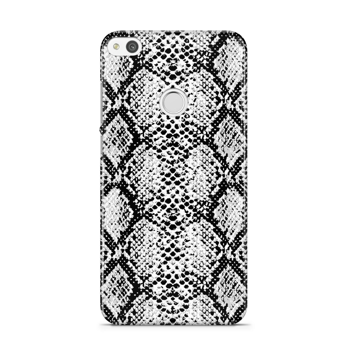 Black Snakeskin Huawei P8 Lite Case