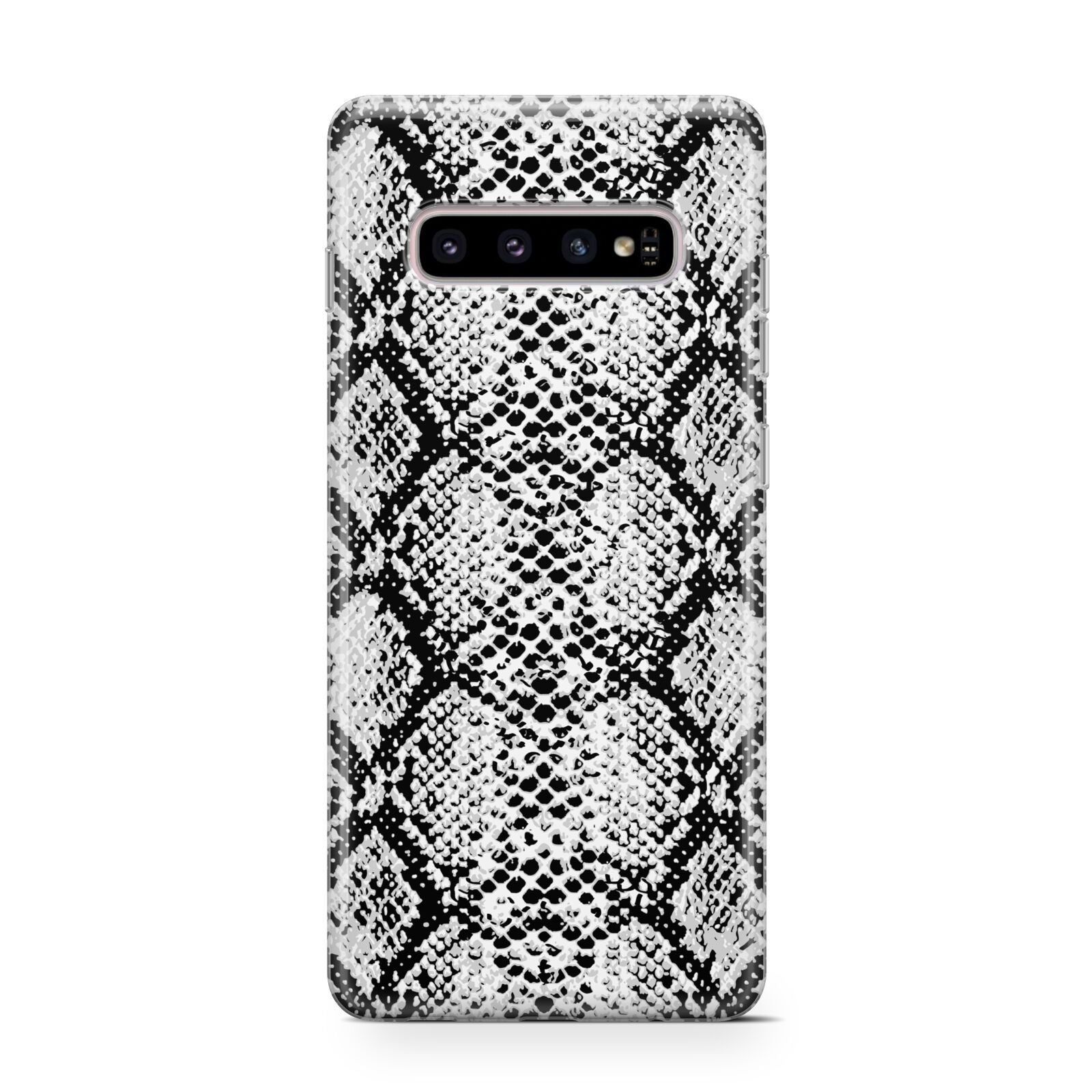 Black Snakeskin Samsung Galaxy S10 Case