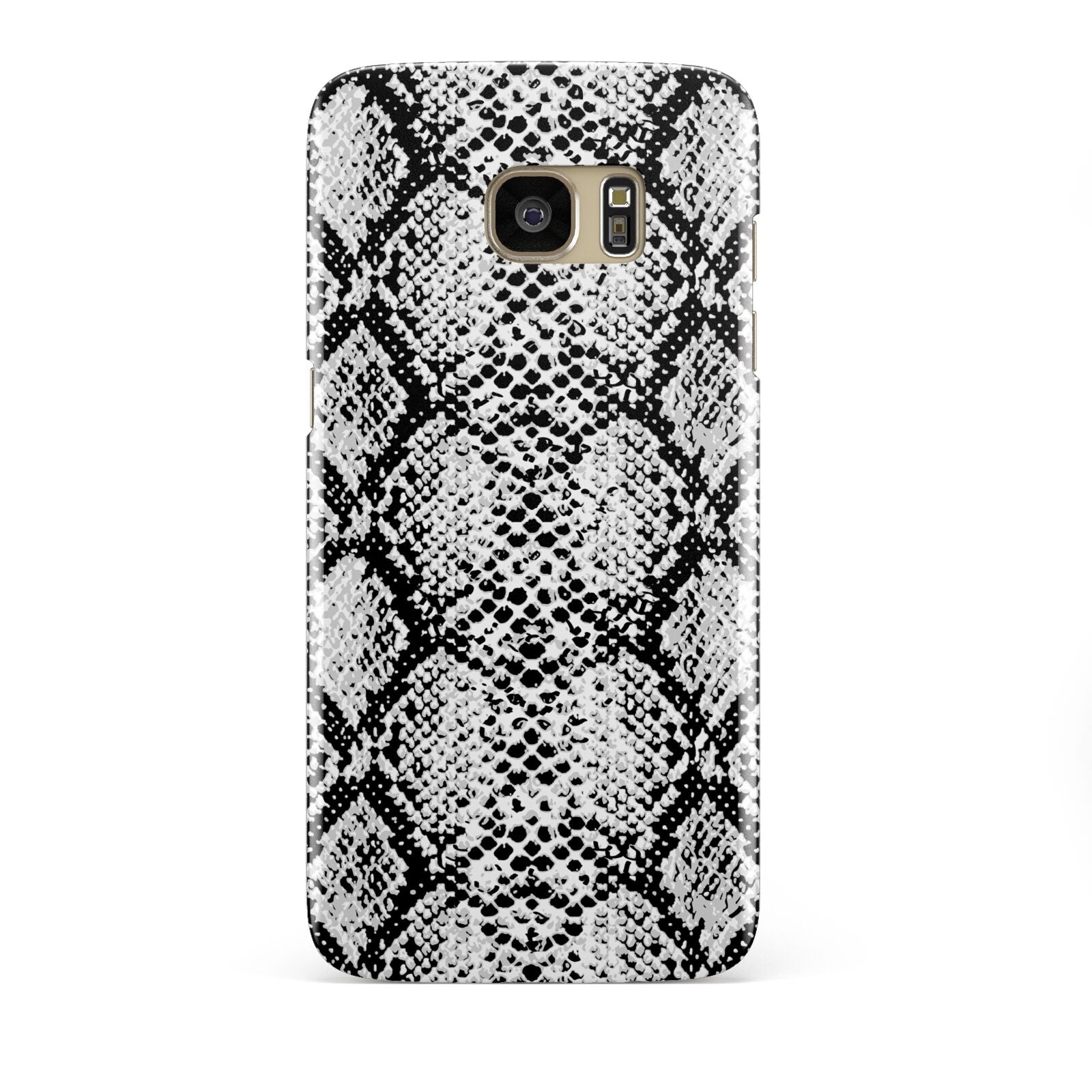 Black Snakeskin Samsung Galaxy S7 Edge Case