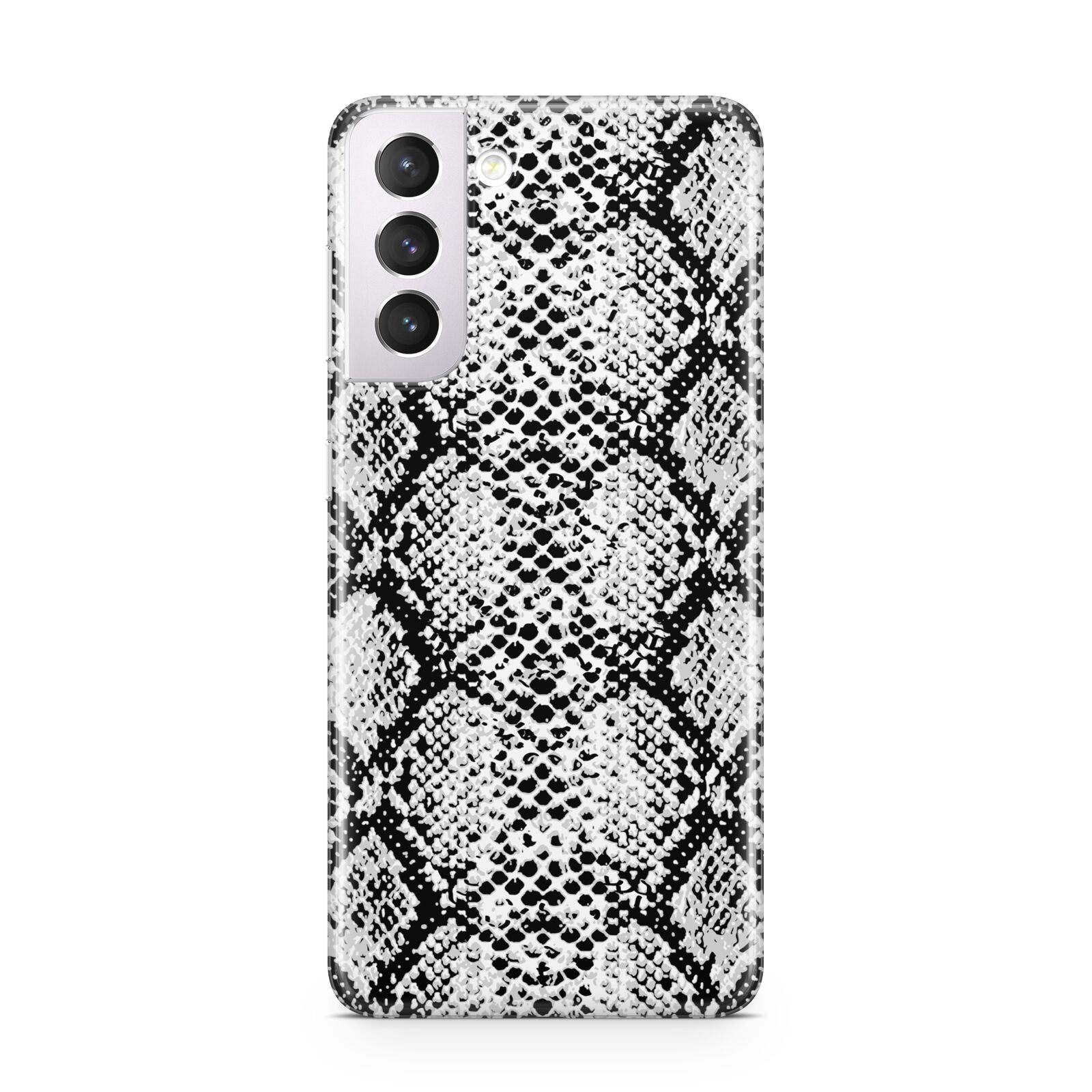 Black Snakeskin Samsung S21 Case