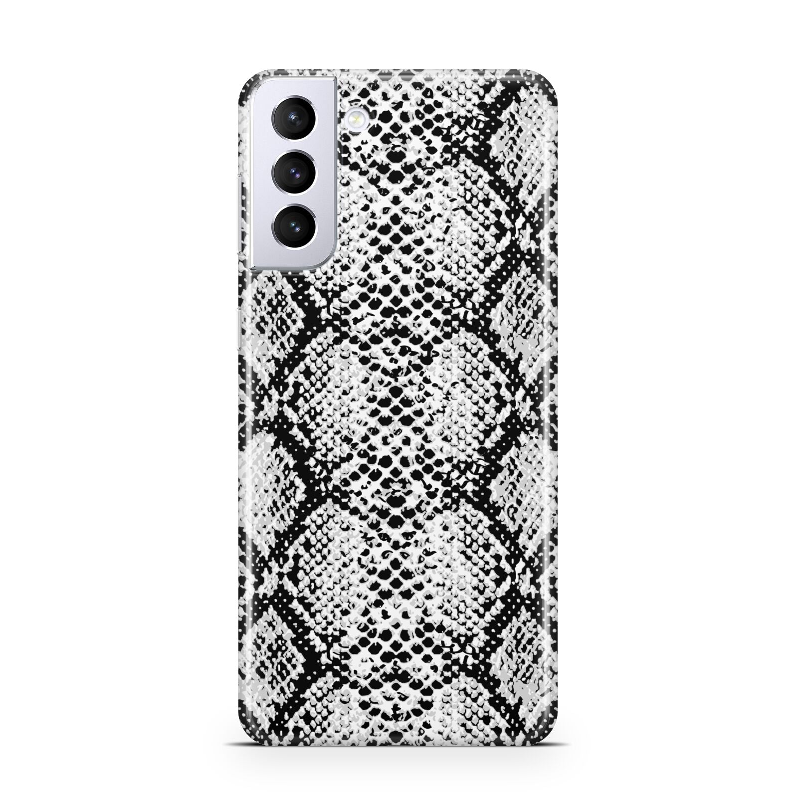 Black Snakeskin Samsung S21 Plus Case