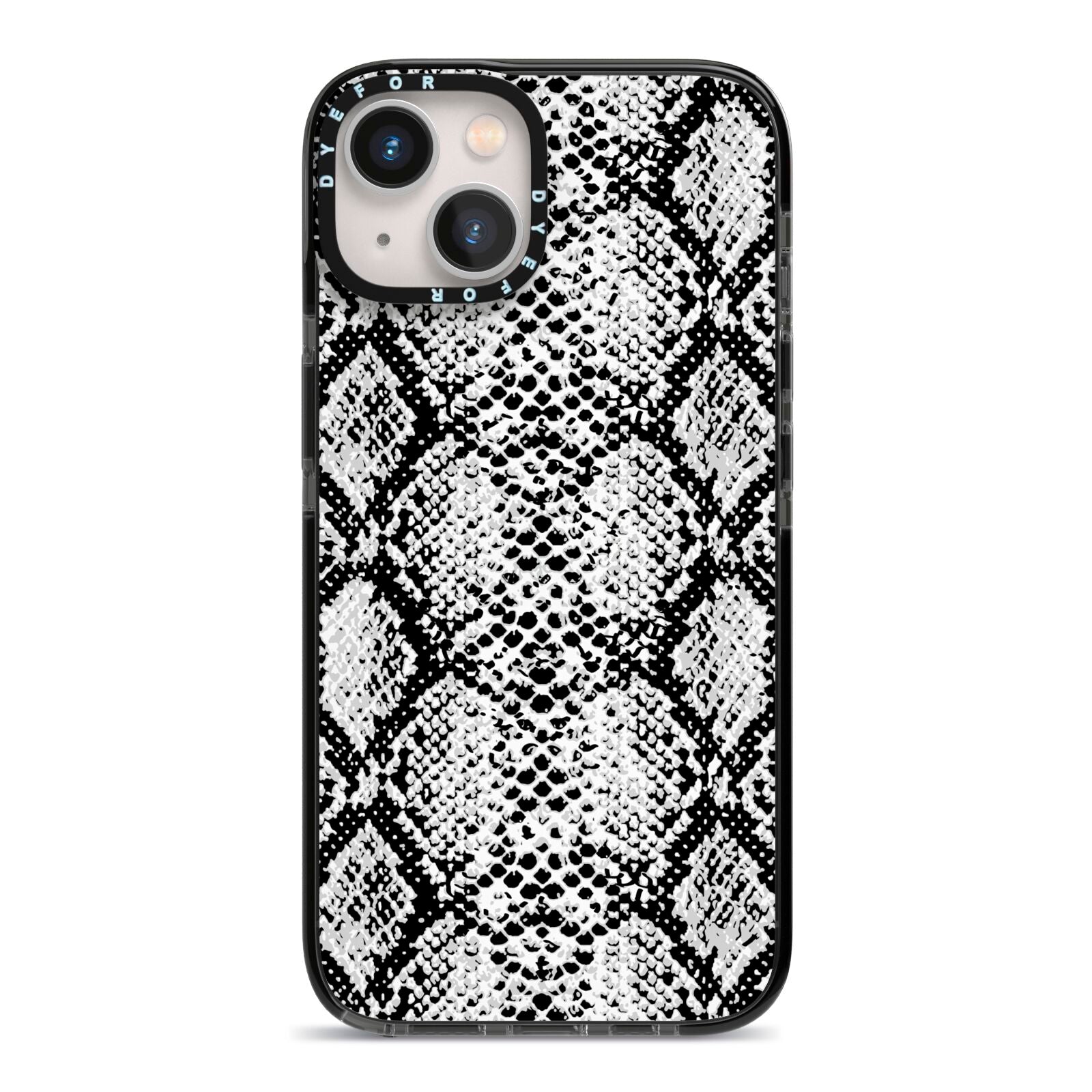 Black Snakeskin iPhone Case Dyefor