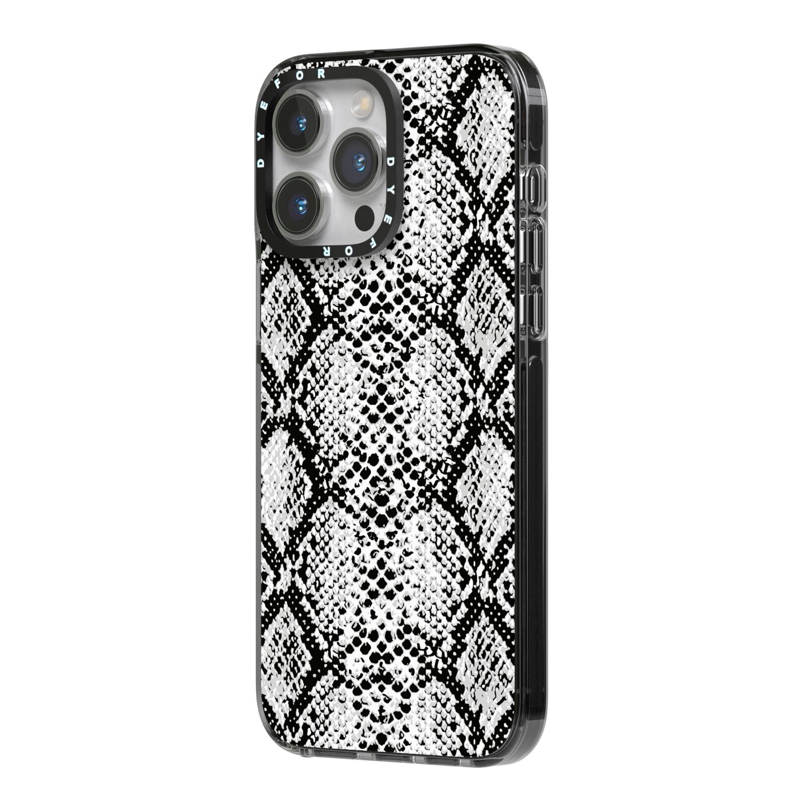 Black Snakeskin iPhone Case Dyefor