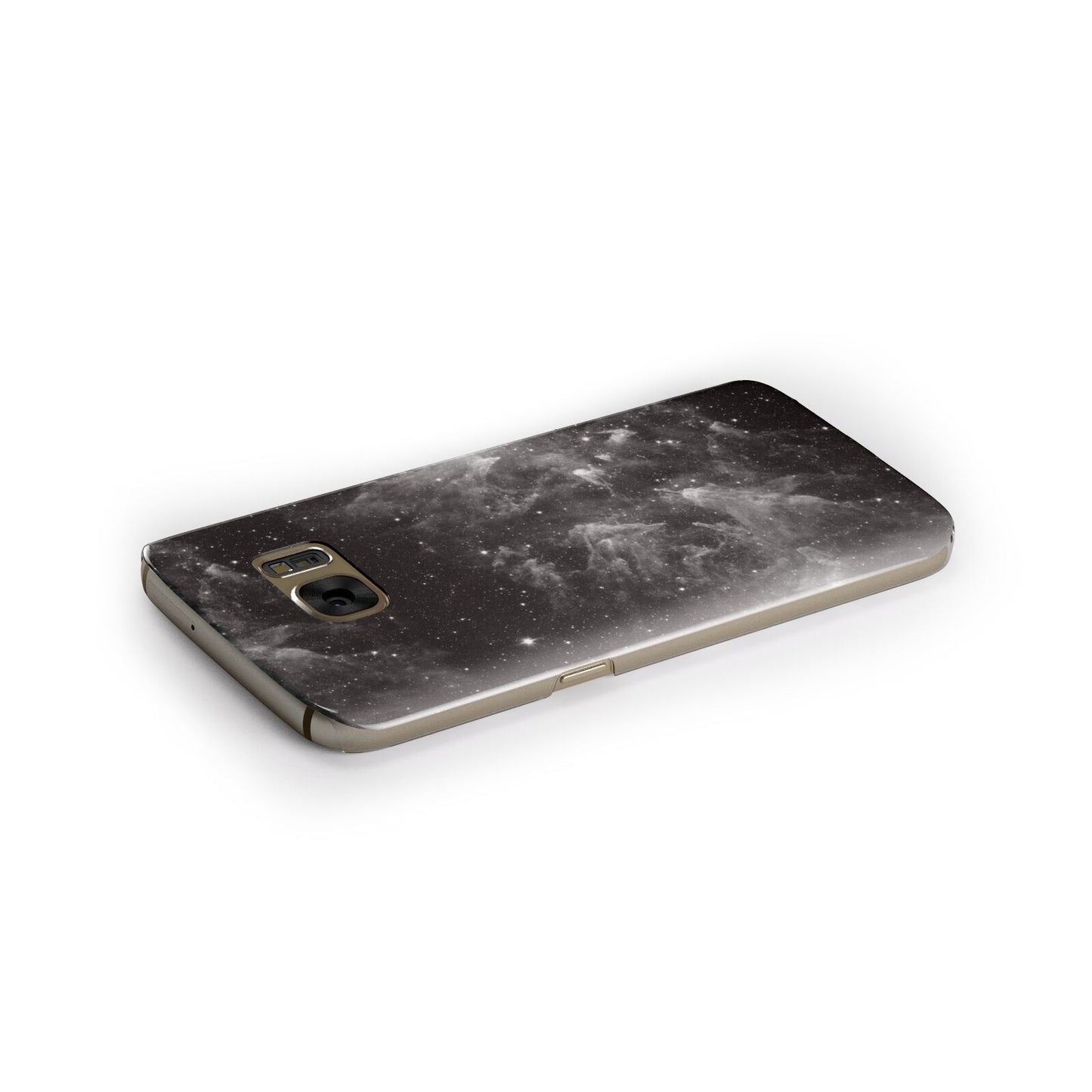 Black Space Samsung Galaxy Case Side Close Up