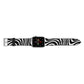 Black Wave Apple Watch Strap Landscape Image Silver Hardware