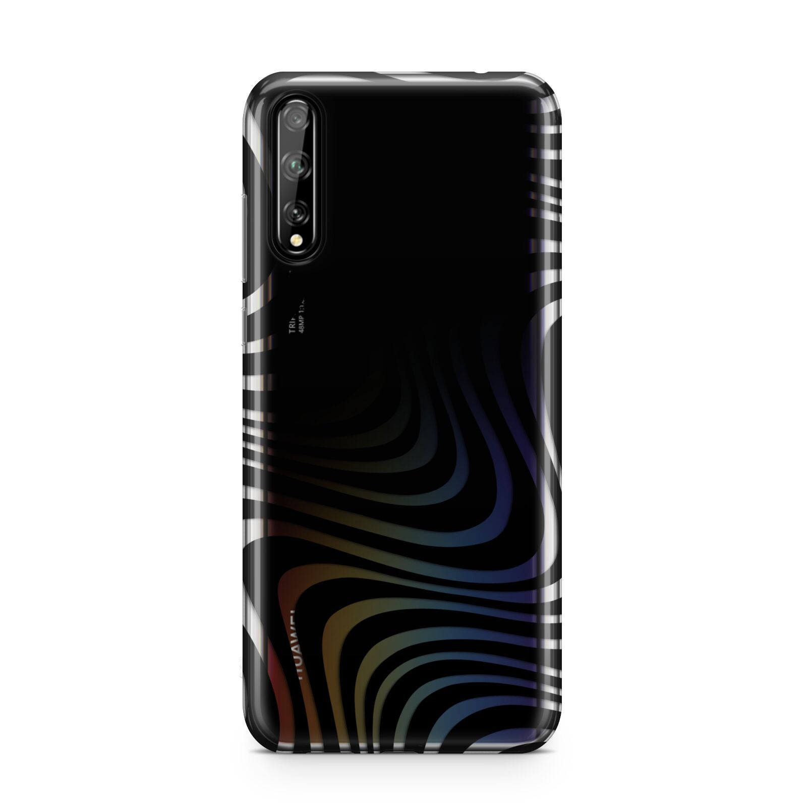 Black Wave Huawei Enjoy 10s Phone Case