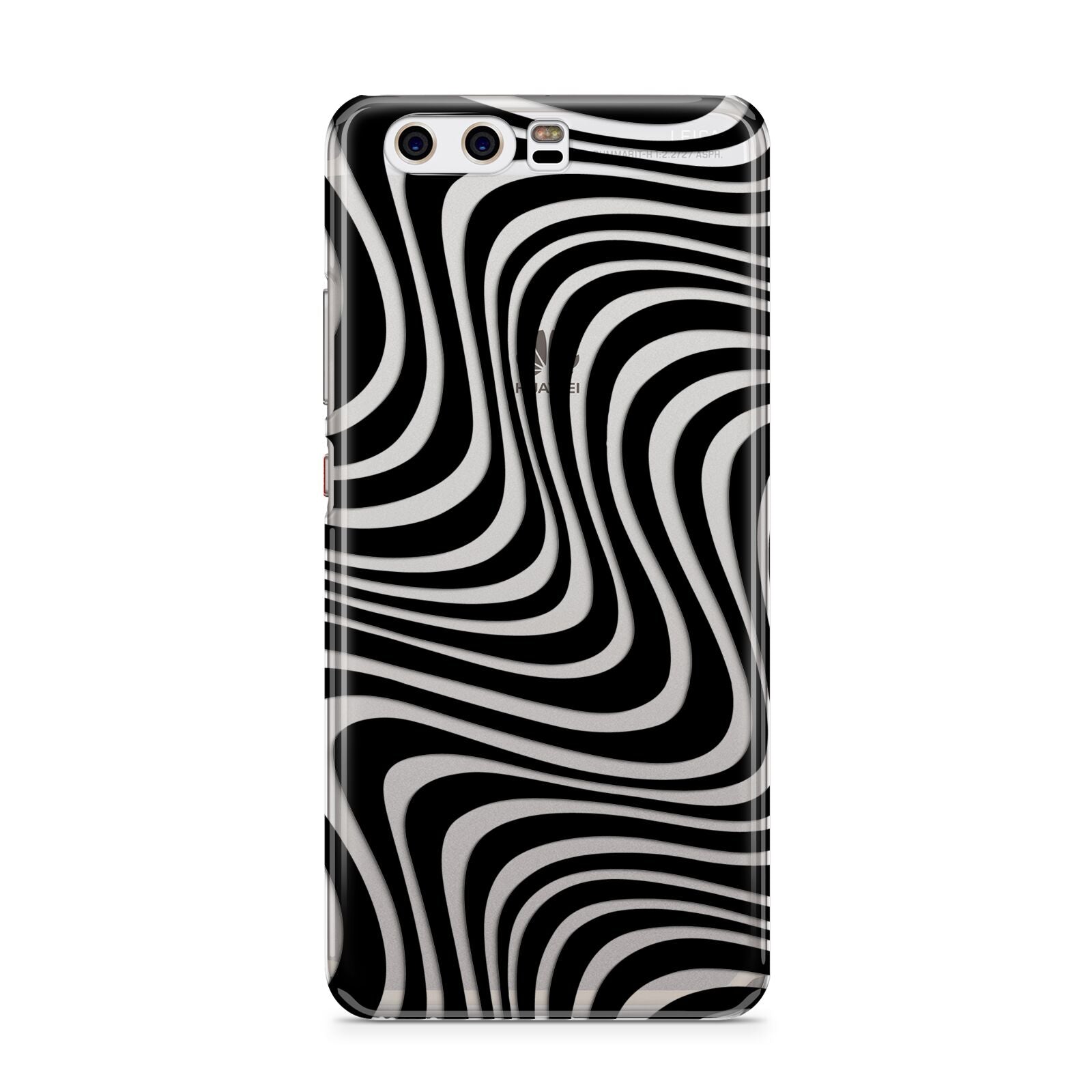 Black Wave Huawei P10 Phone Case