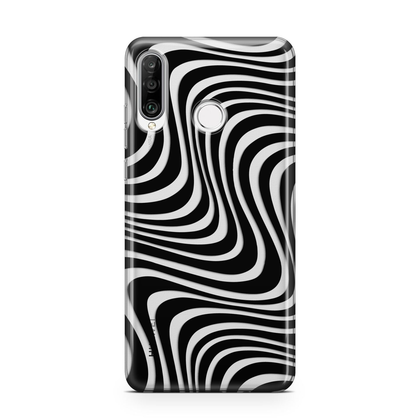 Black Wave Huawei P30 Lite Phone Case