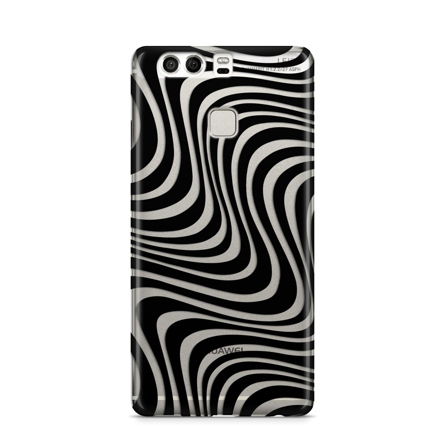 Black Wave Huawei P9 Case