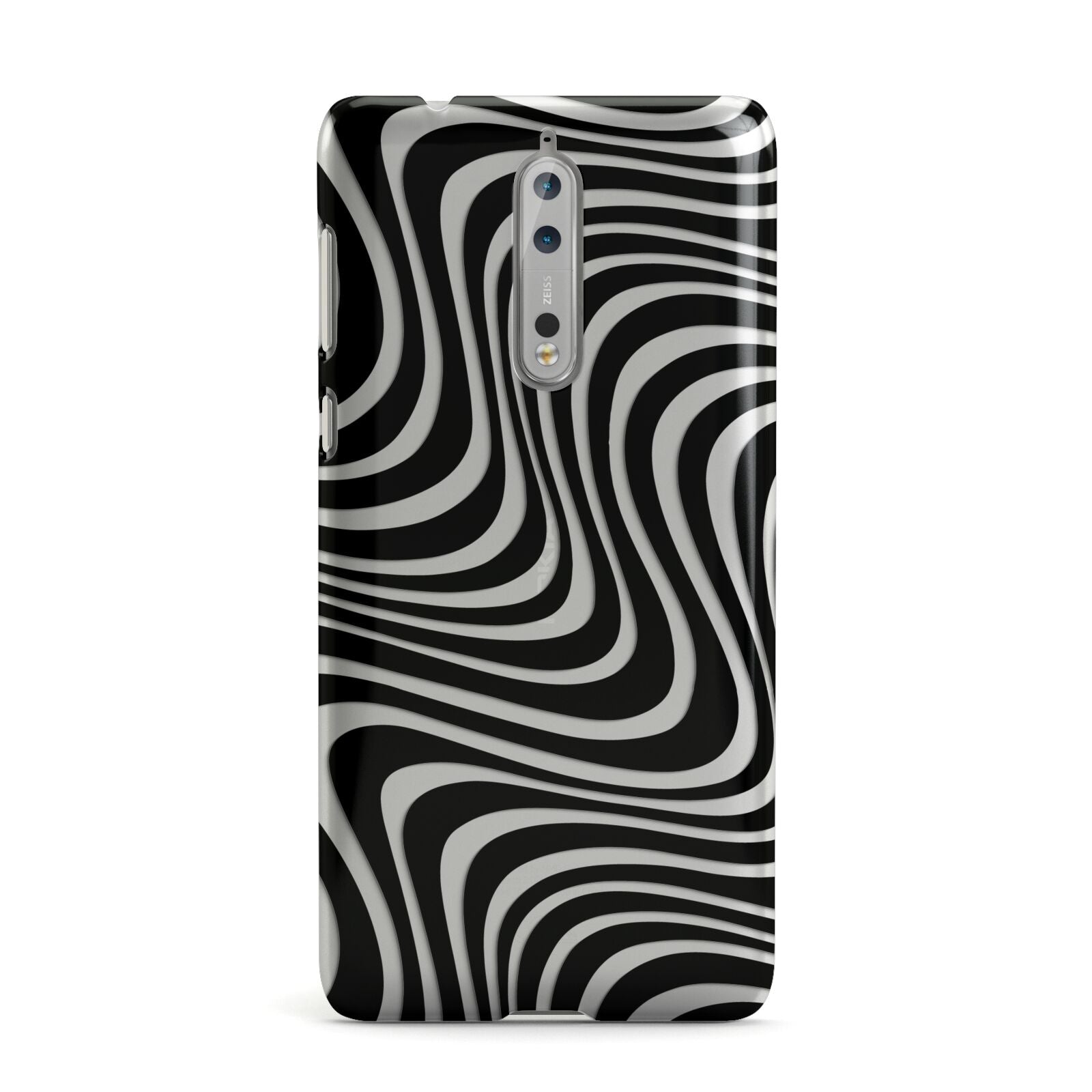 Black Wave Nokia Case