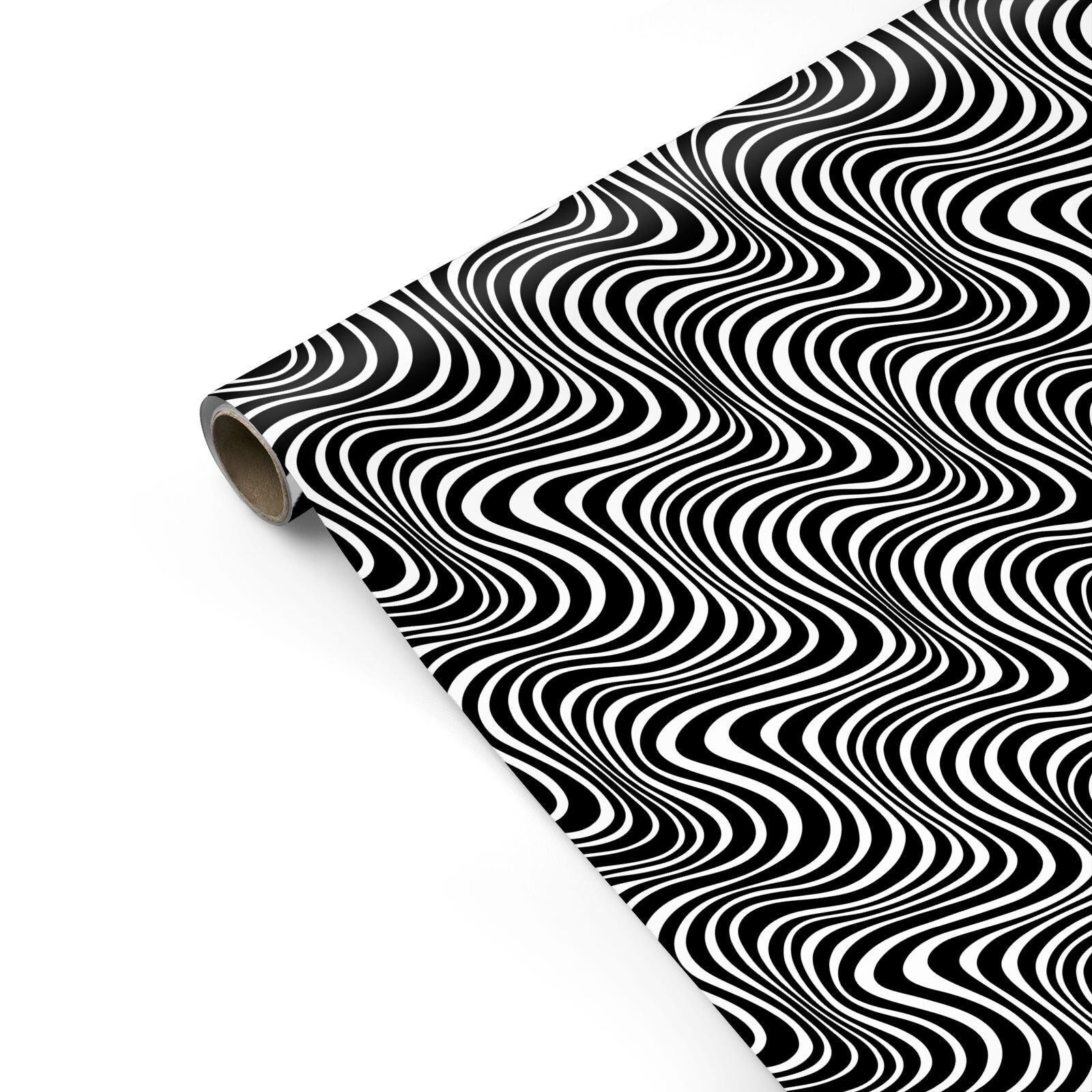 Black Wave Personalised Gift Wrap