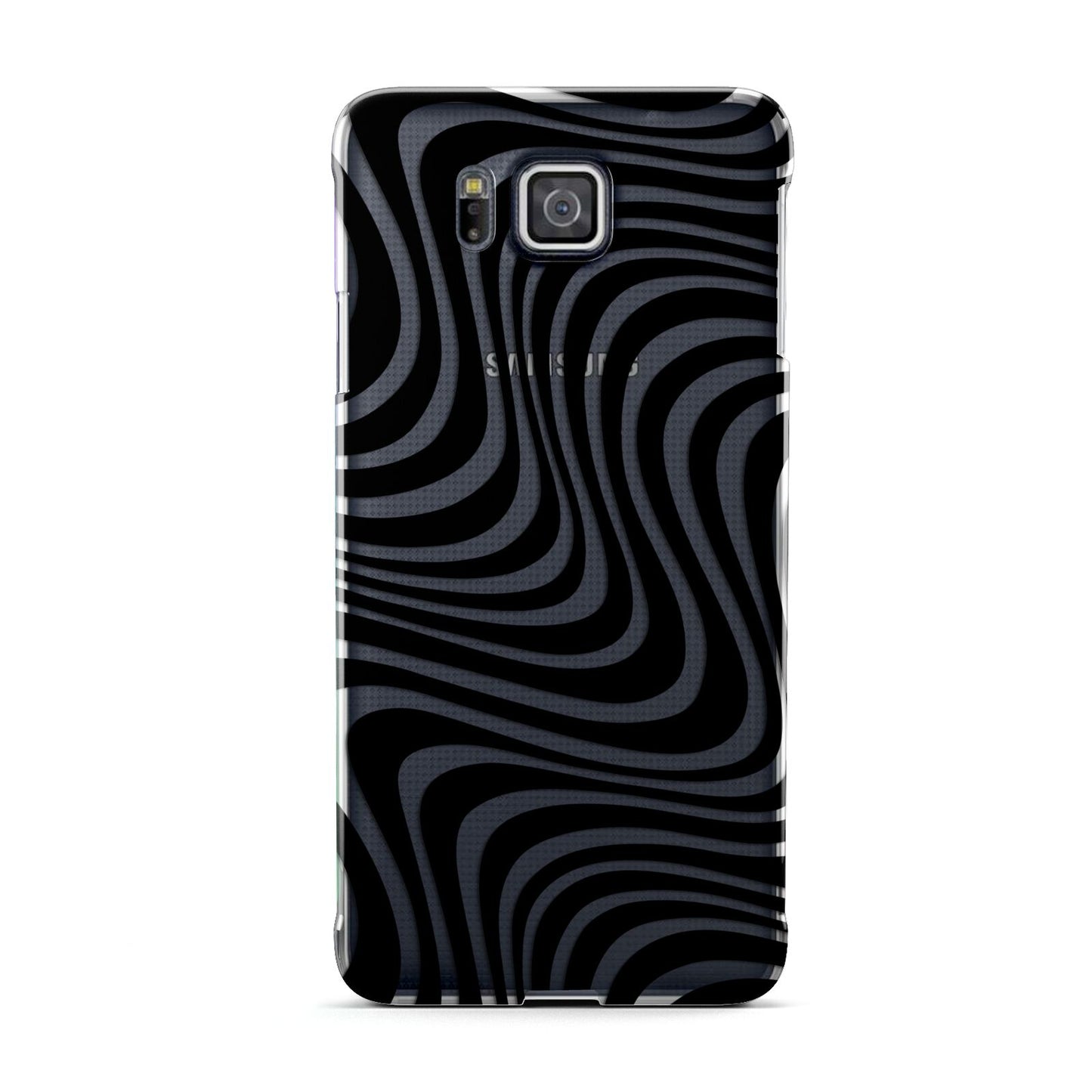 Black Wave Samsung Galaxy Alpha Case