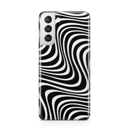 Black Wave Samsung S21 Case