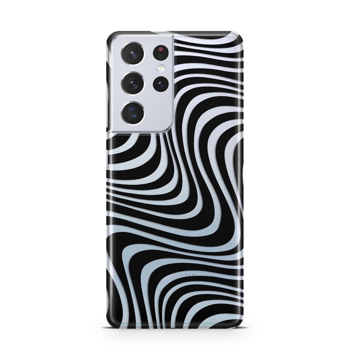 Black Wave Samsung S21 Ultra Case