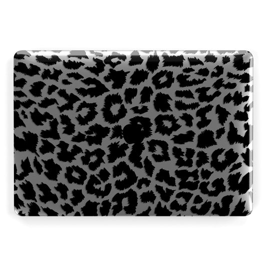 Black White Leopard Print Apple MacBook Case