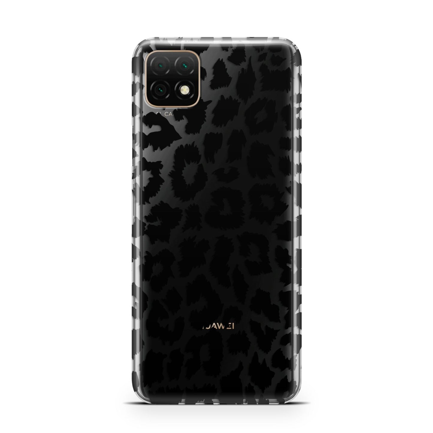 Black White Leopard Print Huawei Enjoy 20 Phone Case