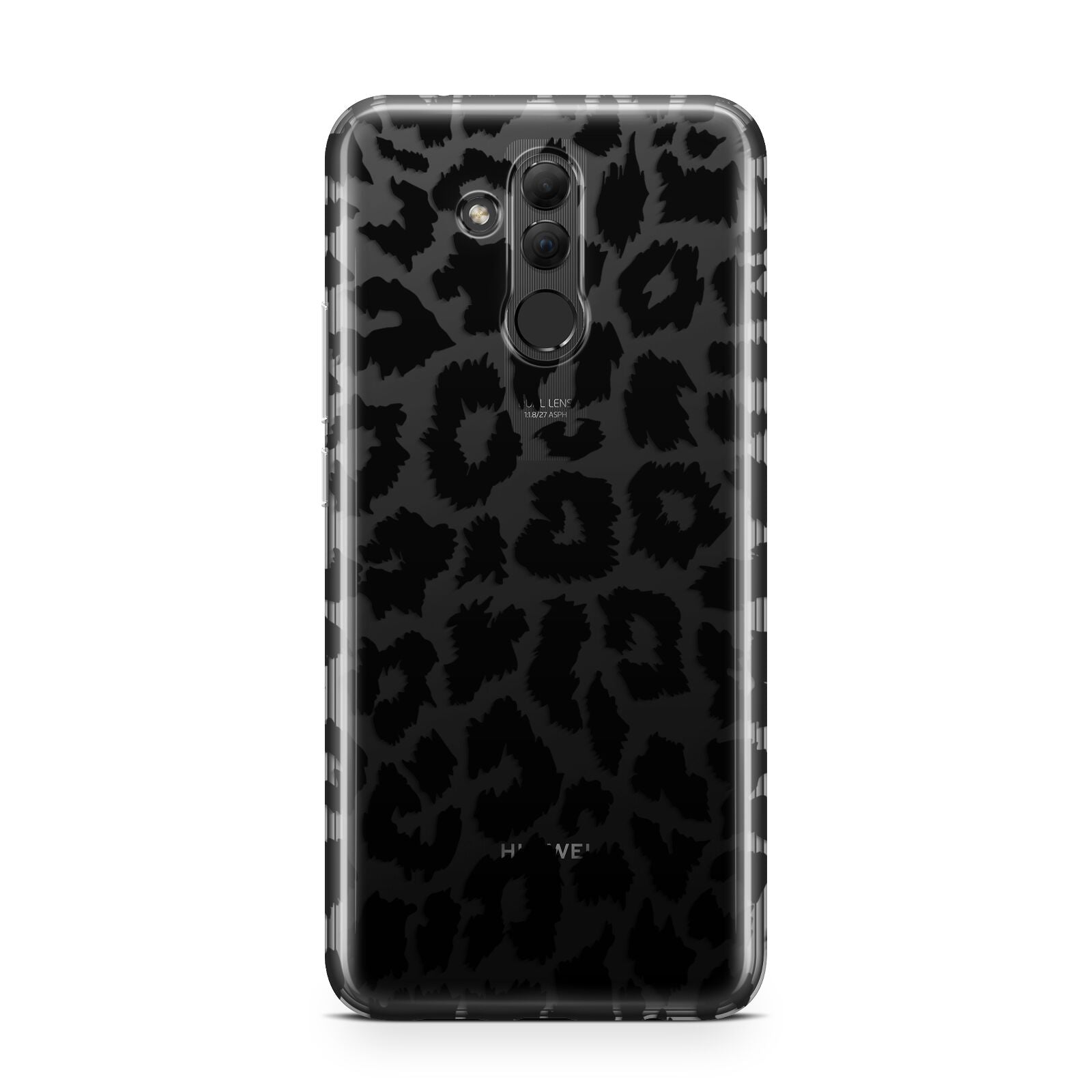 Black White Leopard Print Huawei Mate 20 Lite