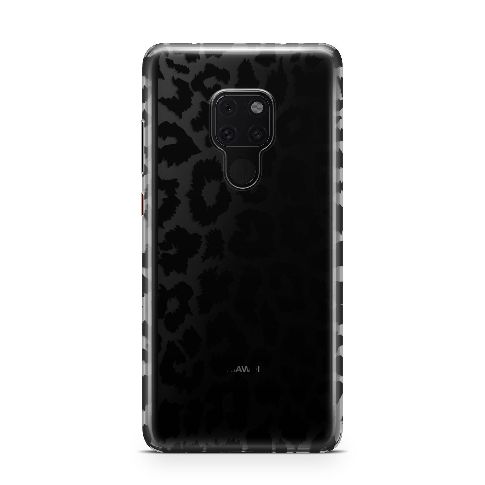 Black White Leopard Print Huawei Mate 20 Phone Case