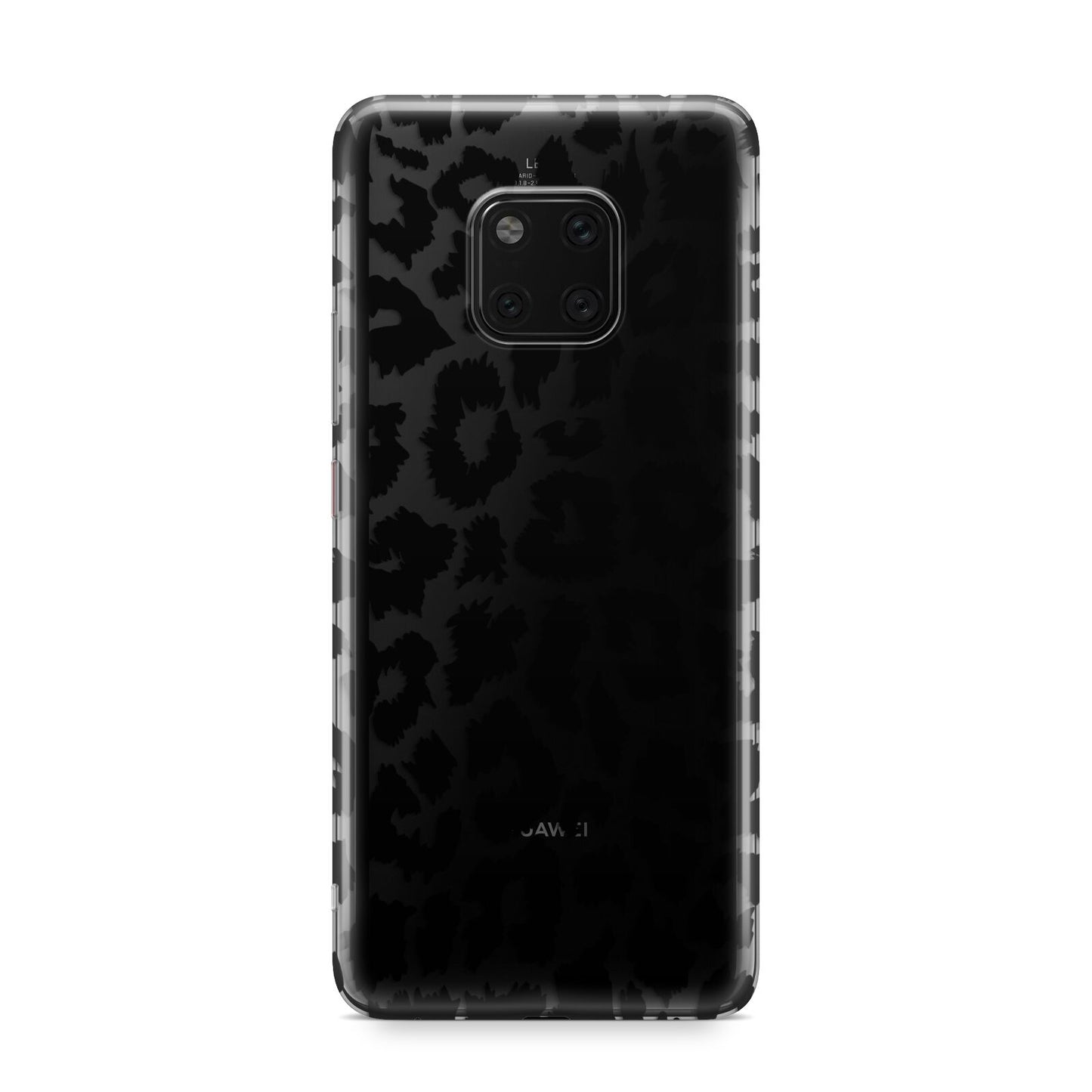 Black White Leopard Print Huawei Mate 20 Pro Phone Case