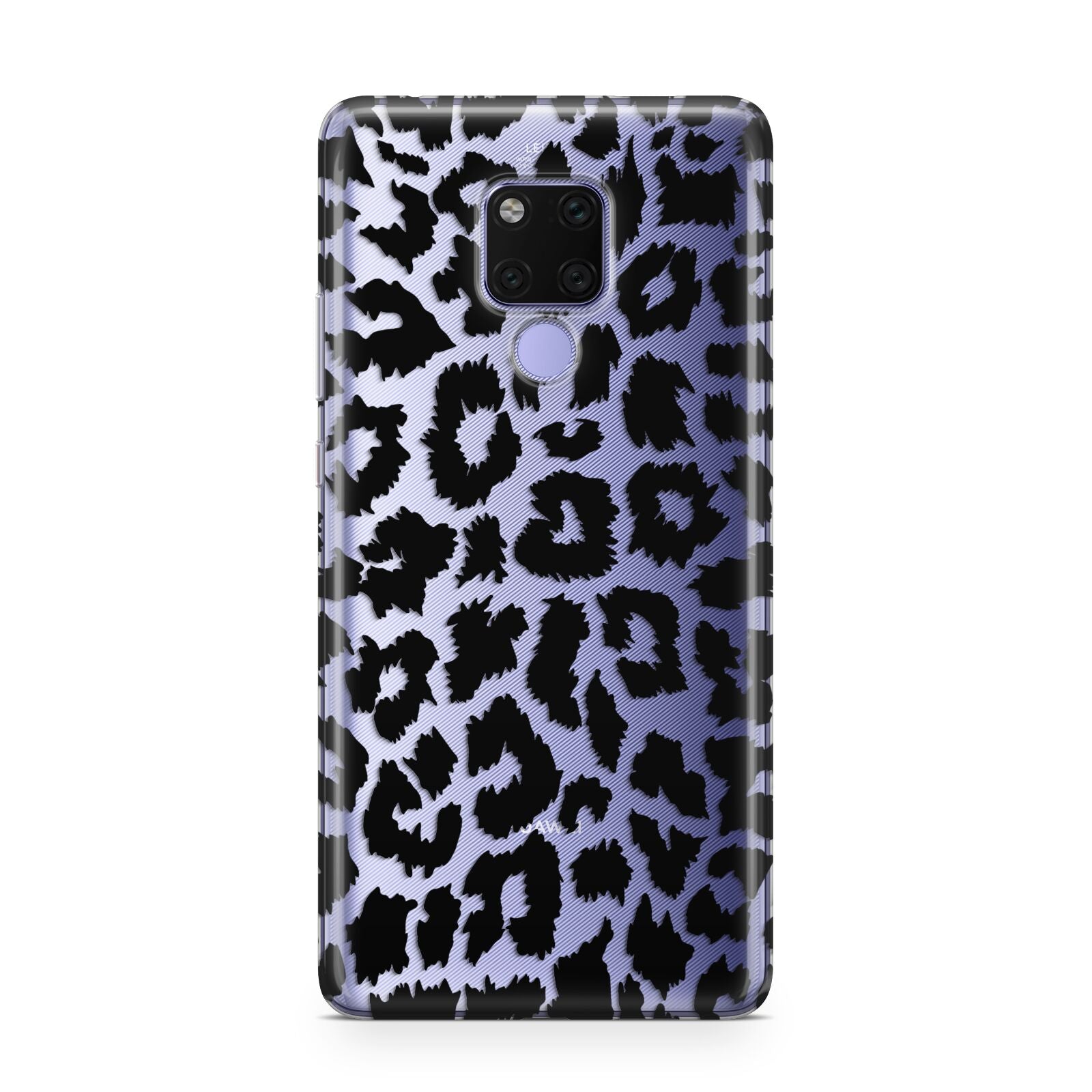 Black White Leopard Print Huawei Mate 20X Phone Case