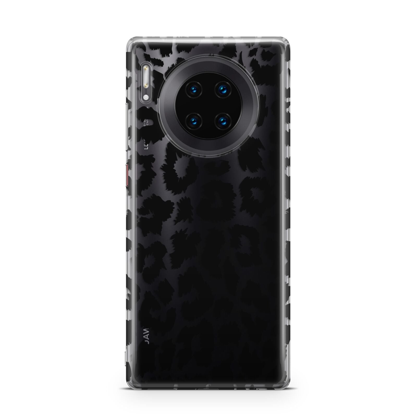 Black White Leopard Print Huawei Mate 30 Pro Phone Case