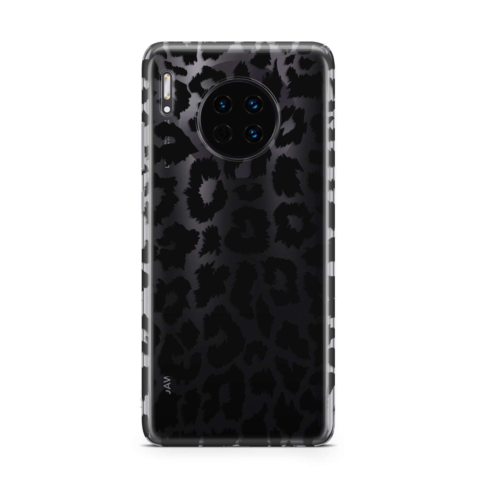 Black White Leopard Print Huawei Mate 30