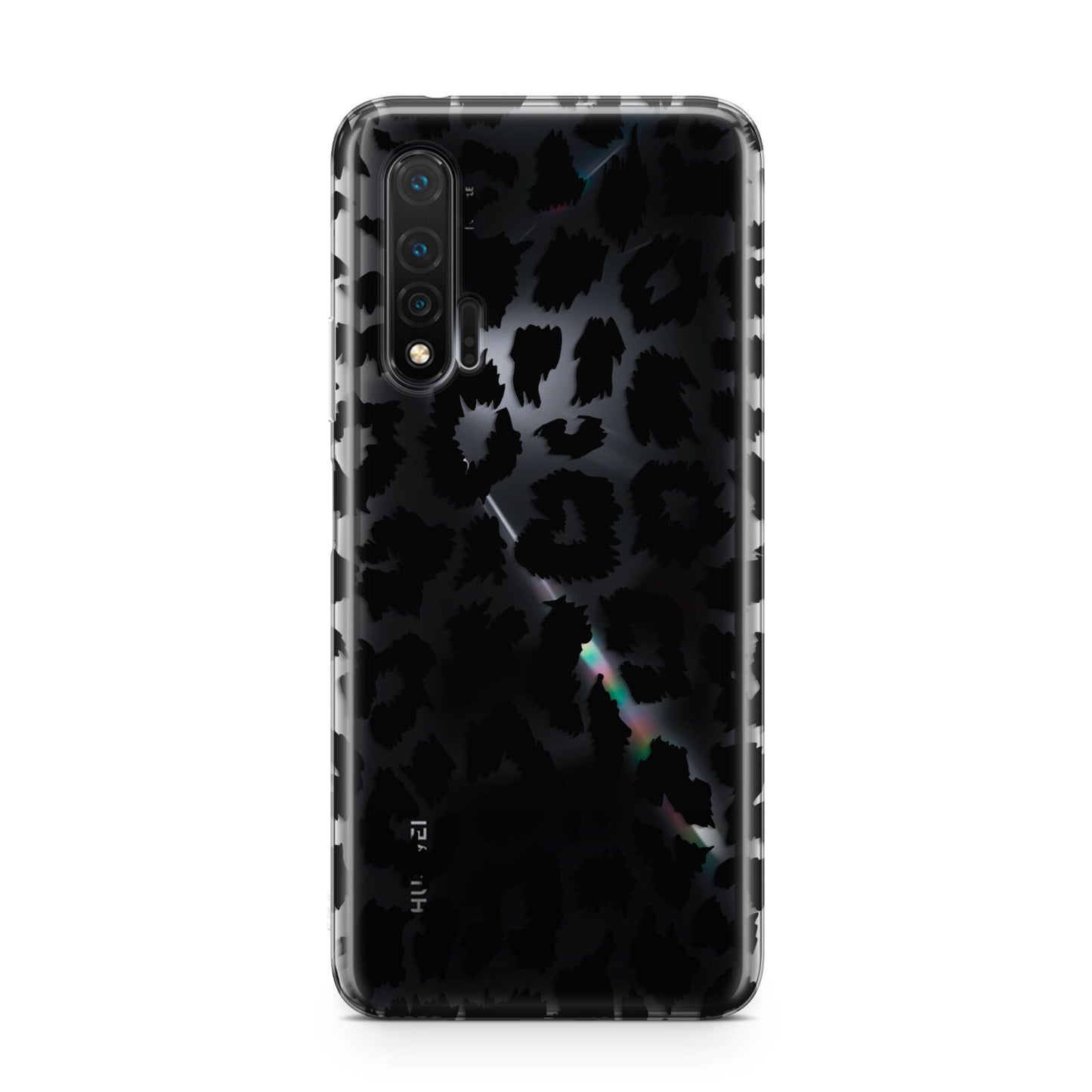 Black White Leopard Print Huawei Nova 6 Phone Case