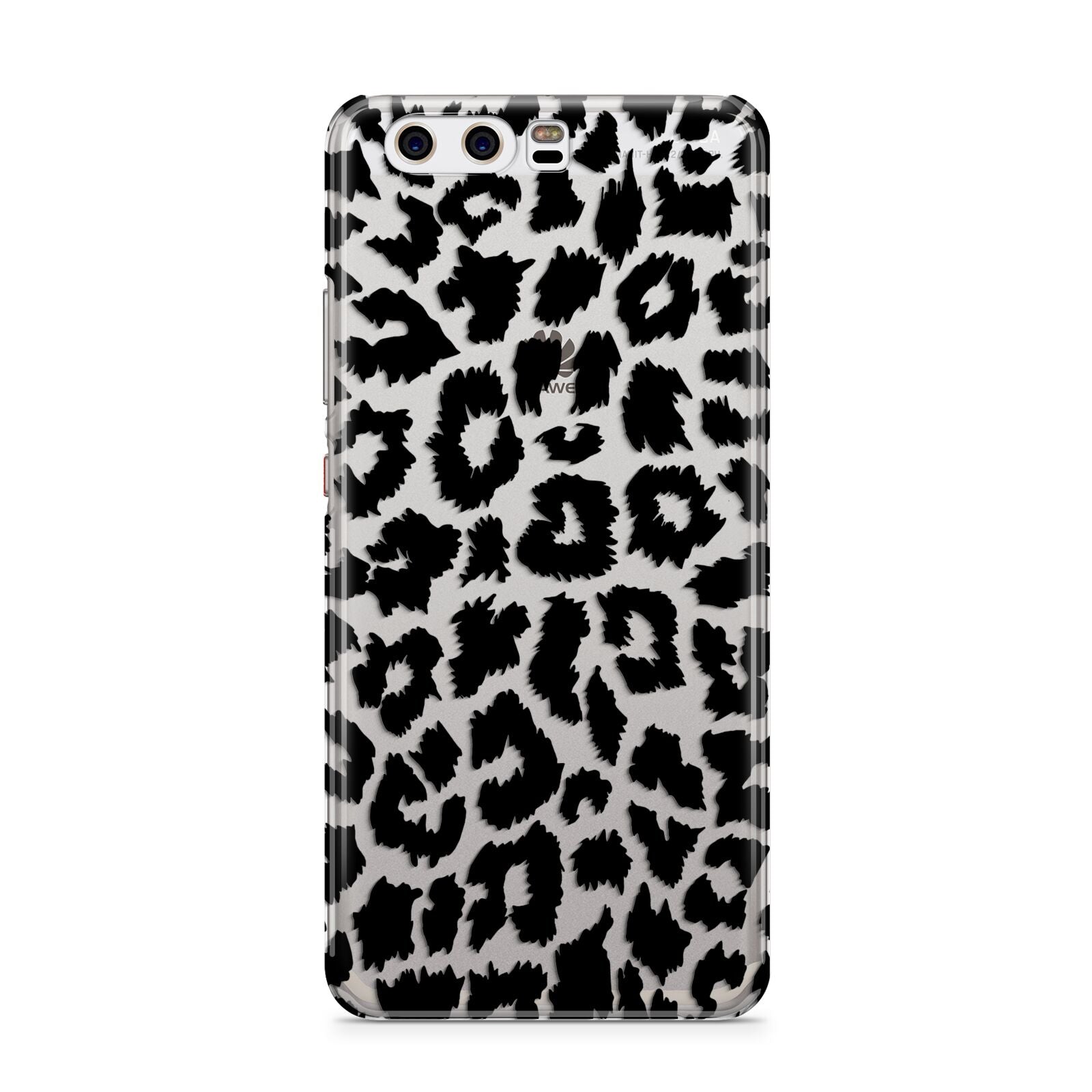 Black White Leopard Print Huawei P10 Phone Case