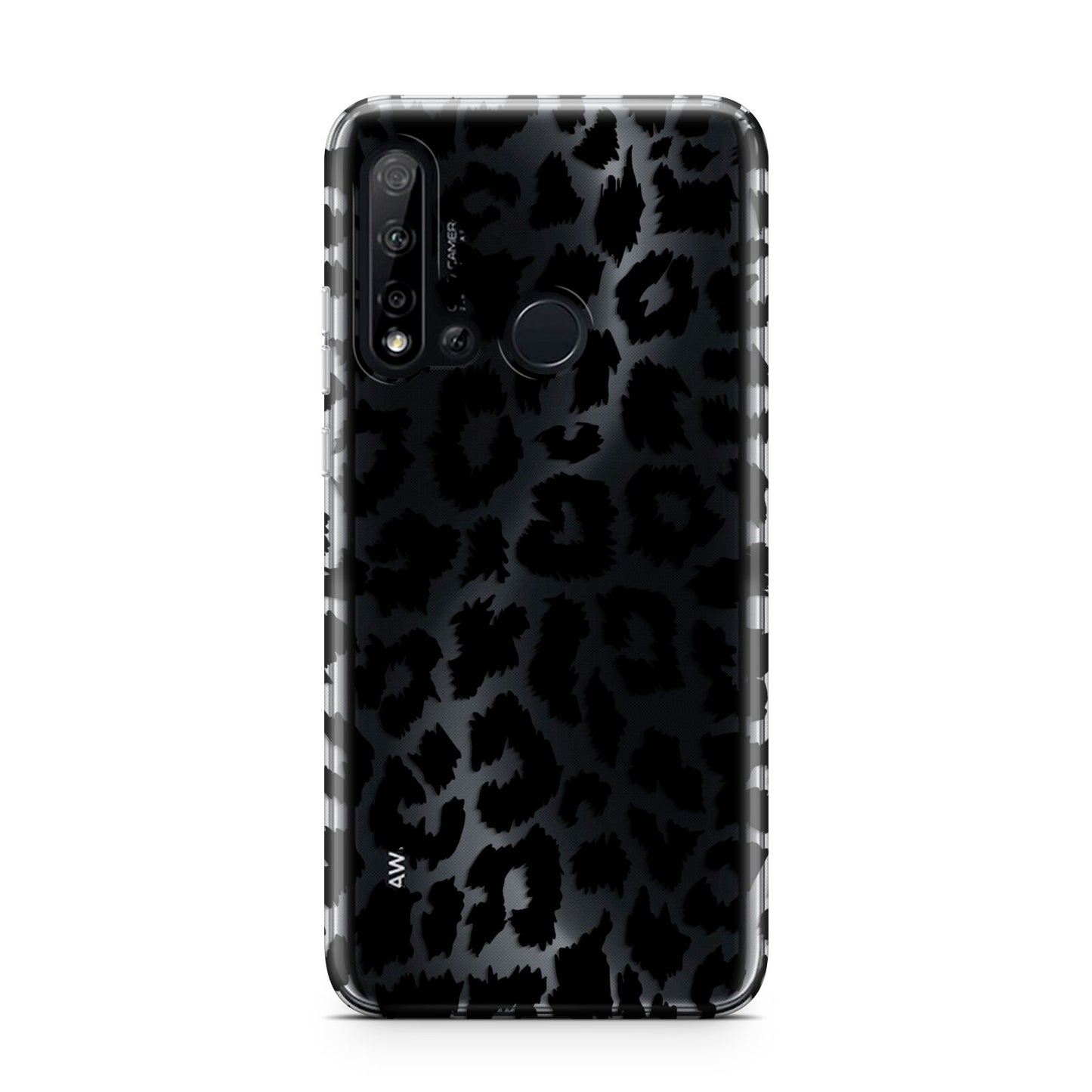 Black White Leopard Print Huawei P20 Lite 5G Phone Case