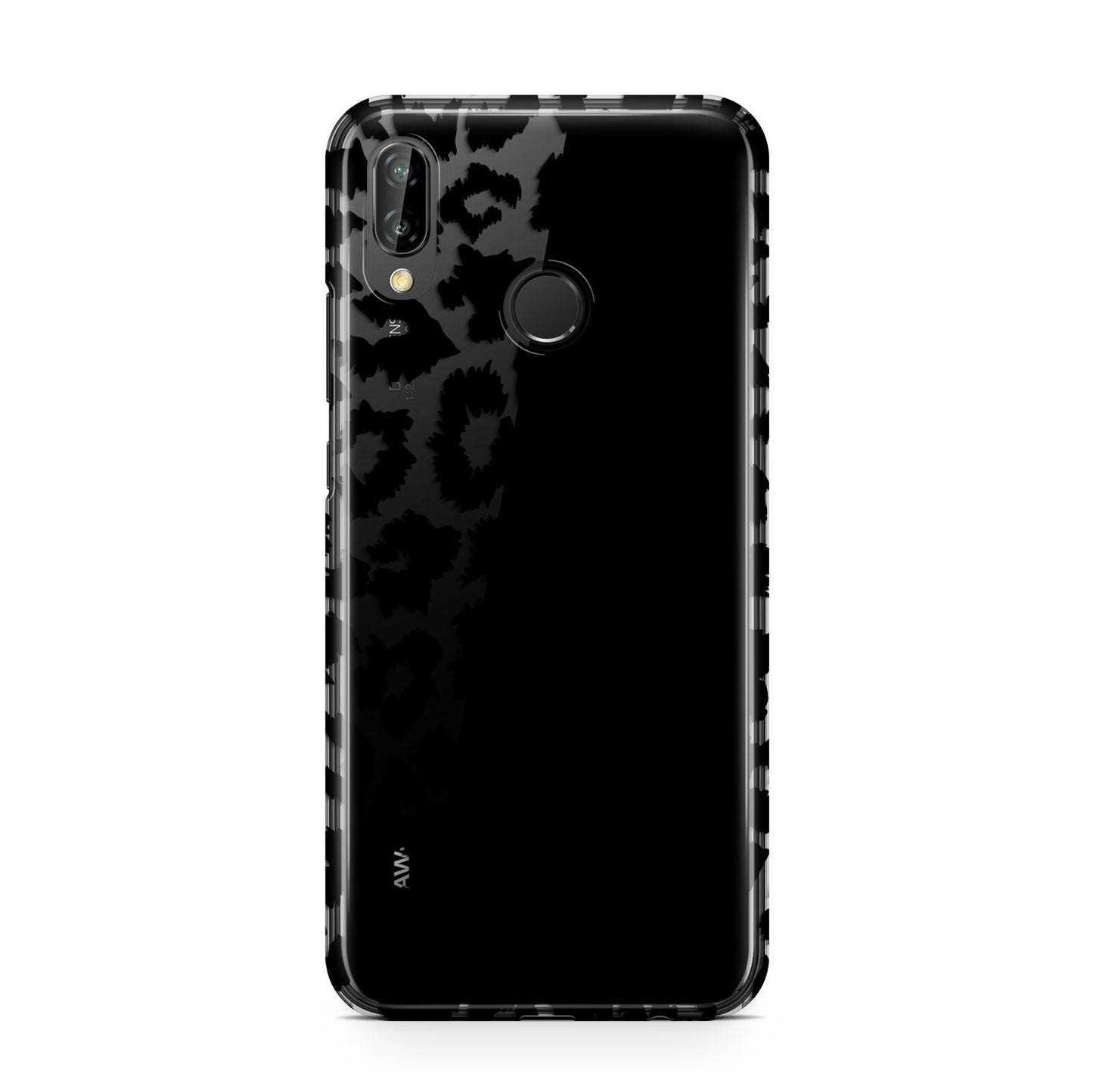 Black White Leopard Print Huawei P20 Lite Phone Case