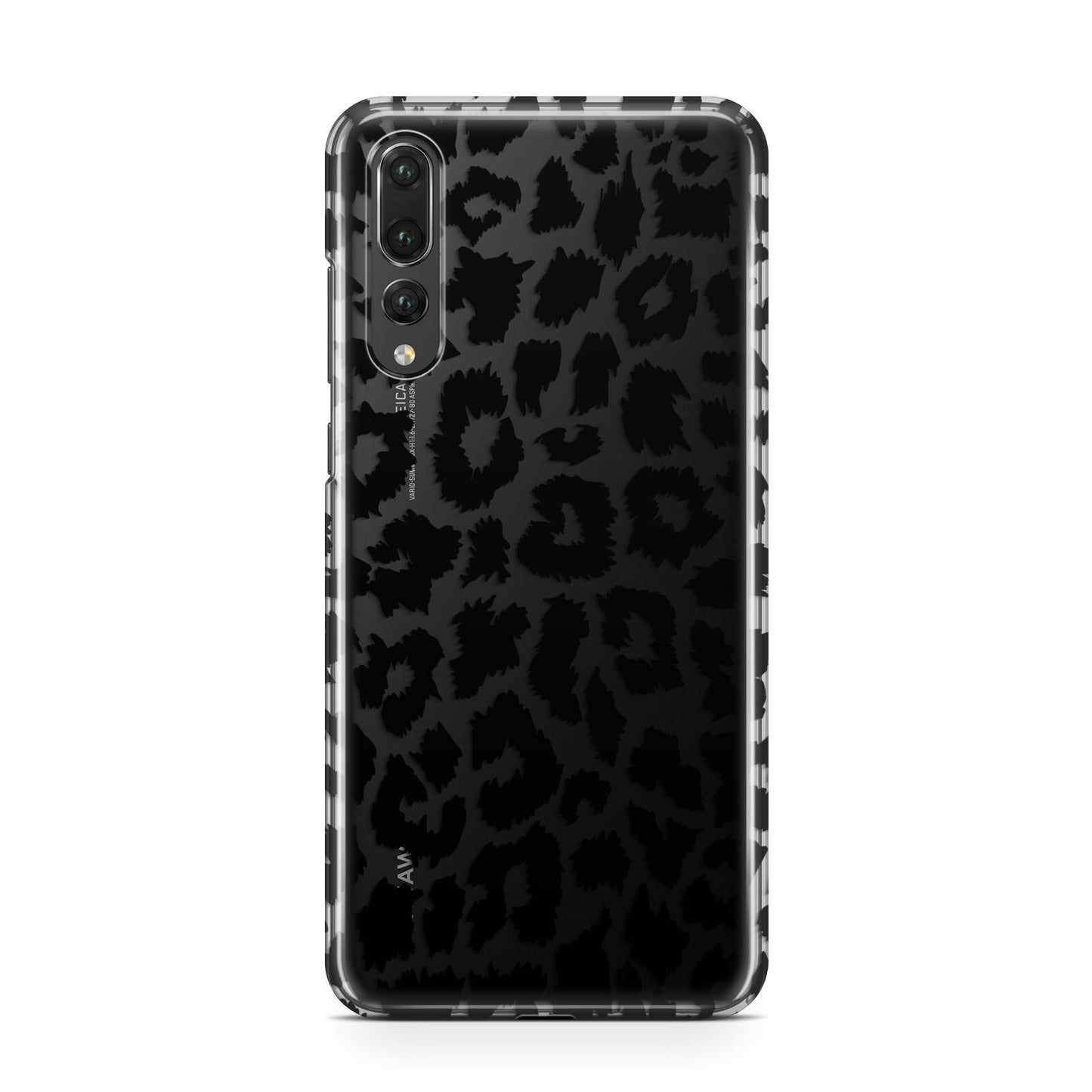 Black White Leopard Print Huawei P20 Pro Phone Case