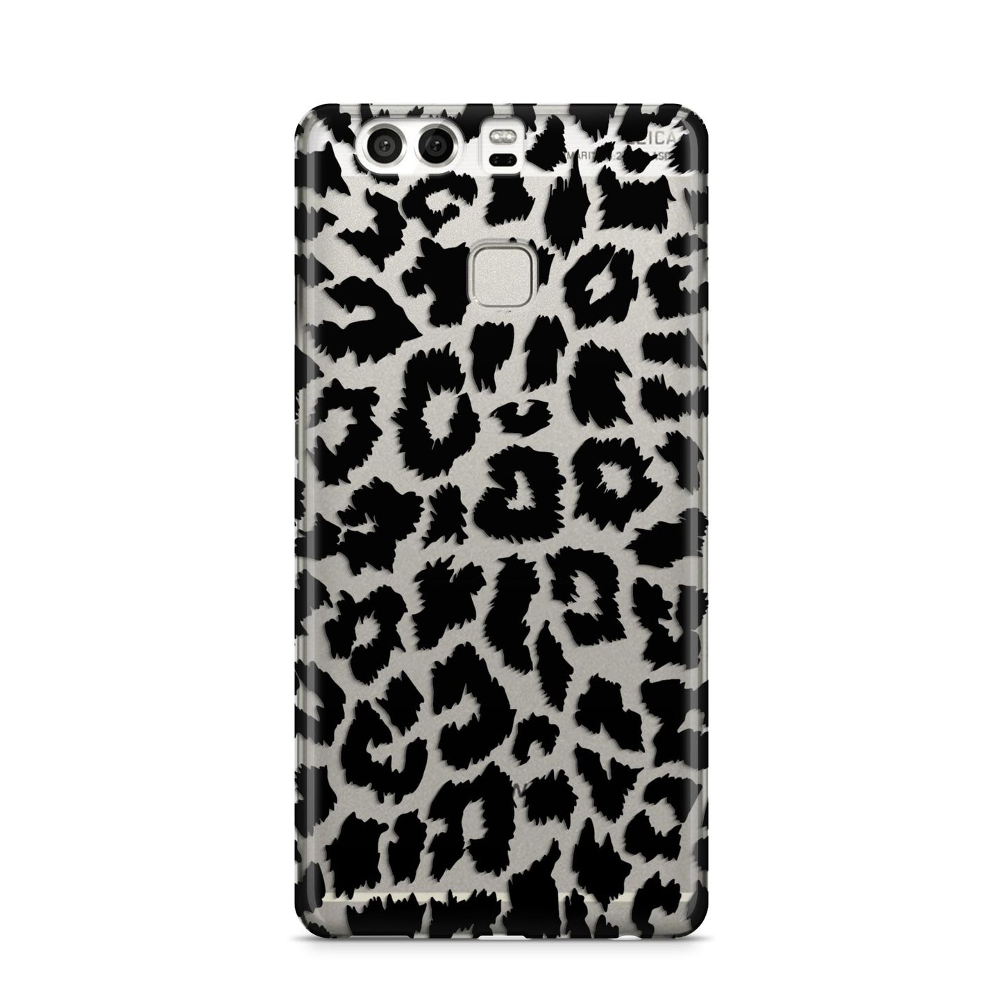 Black White Leopard Print Huawei P9 Case