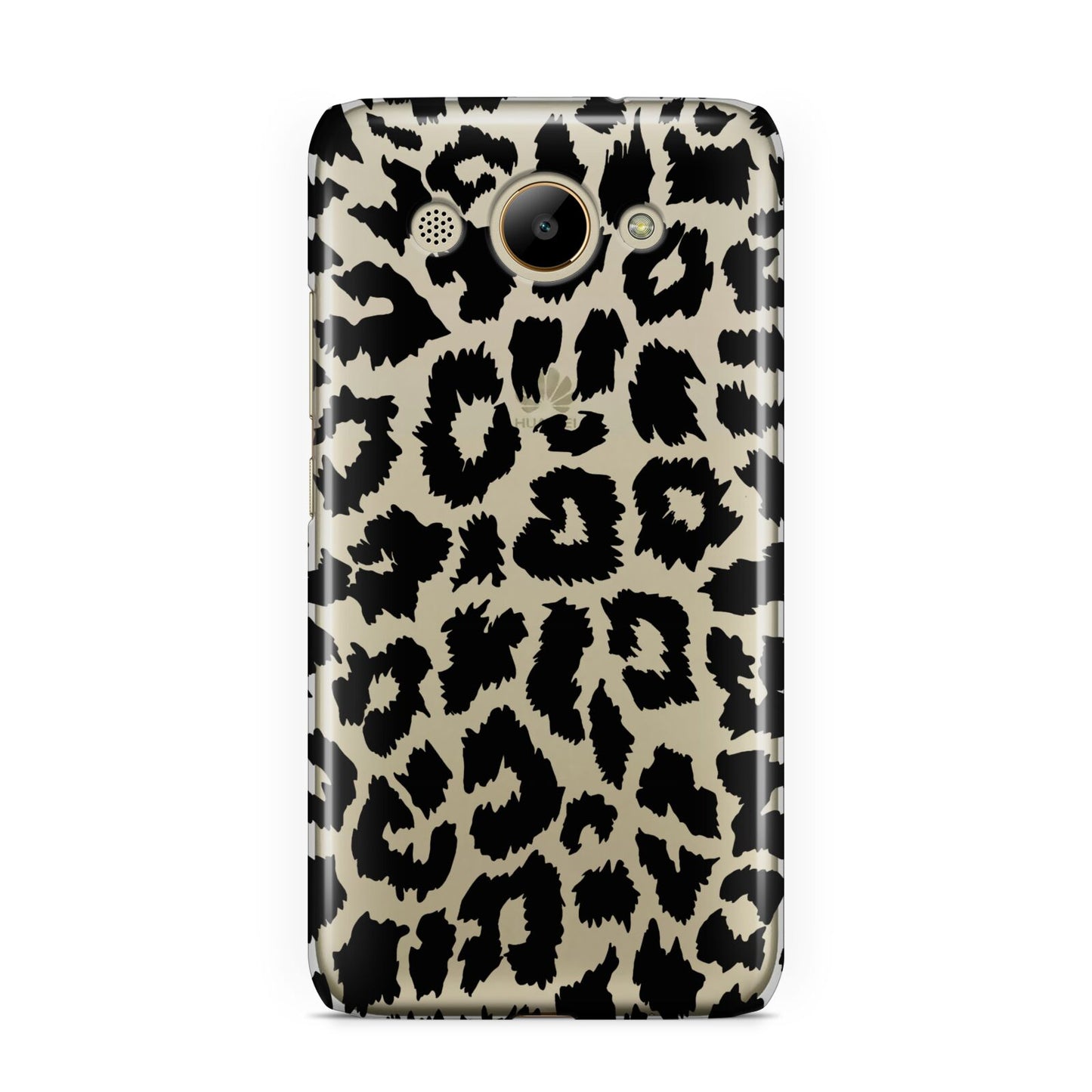 Black White Leopard Print Huawei Y3 2017