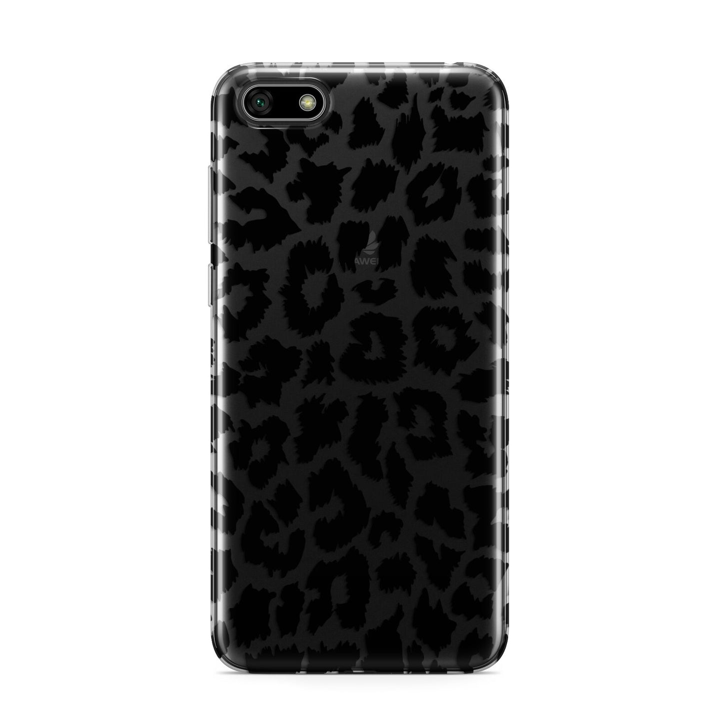 Black White Leopard Print Huawei Y5 Prime 2018 Phone Case