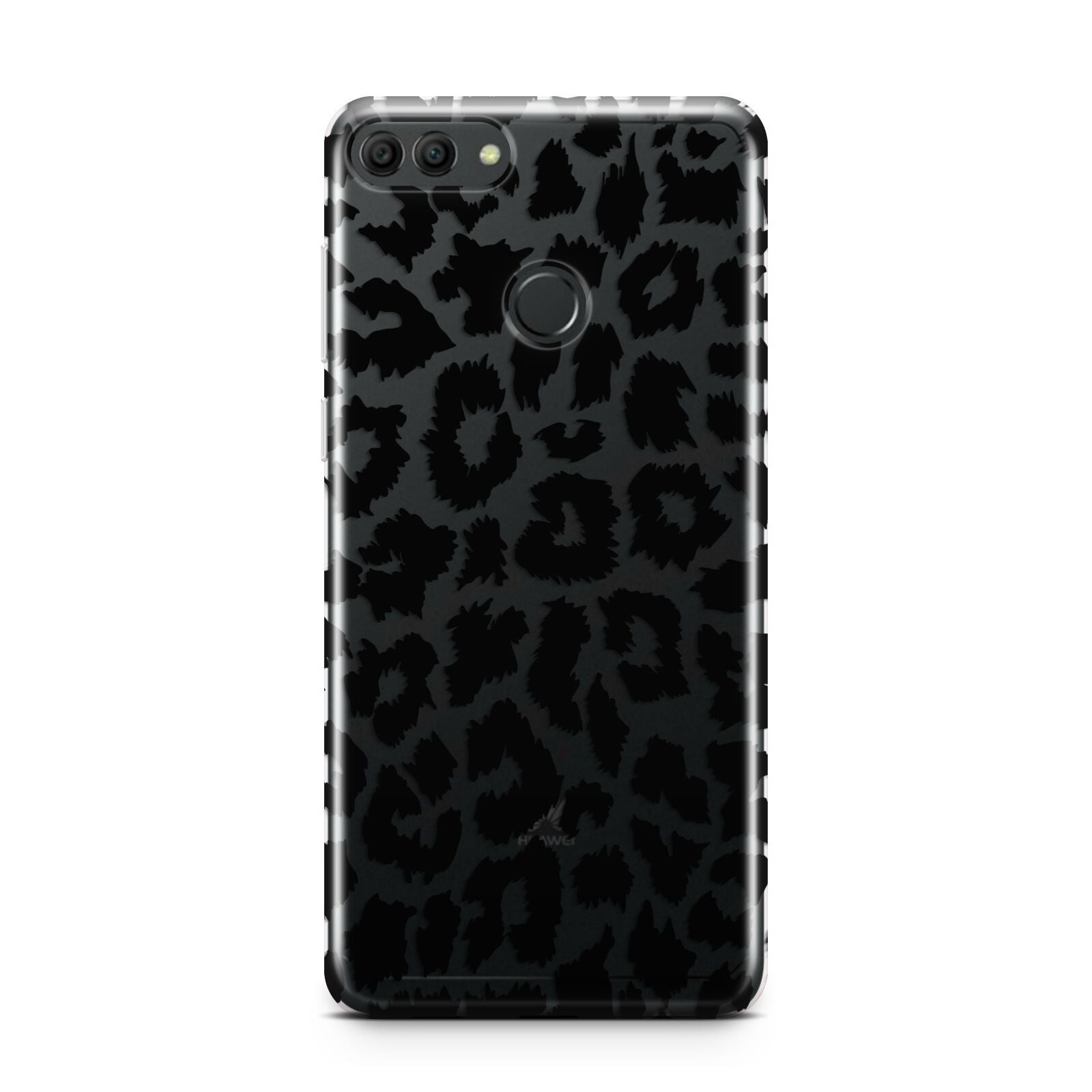 Black White Leopard Print Huawei Y9 2018