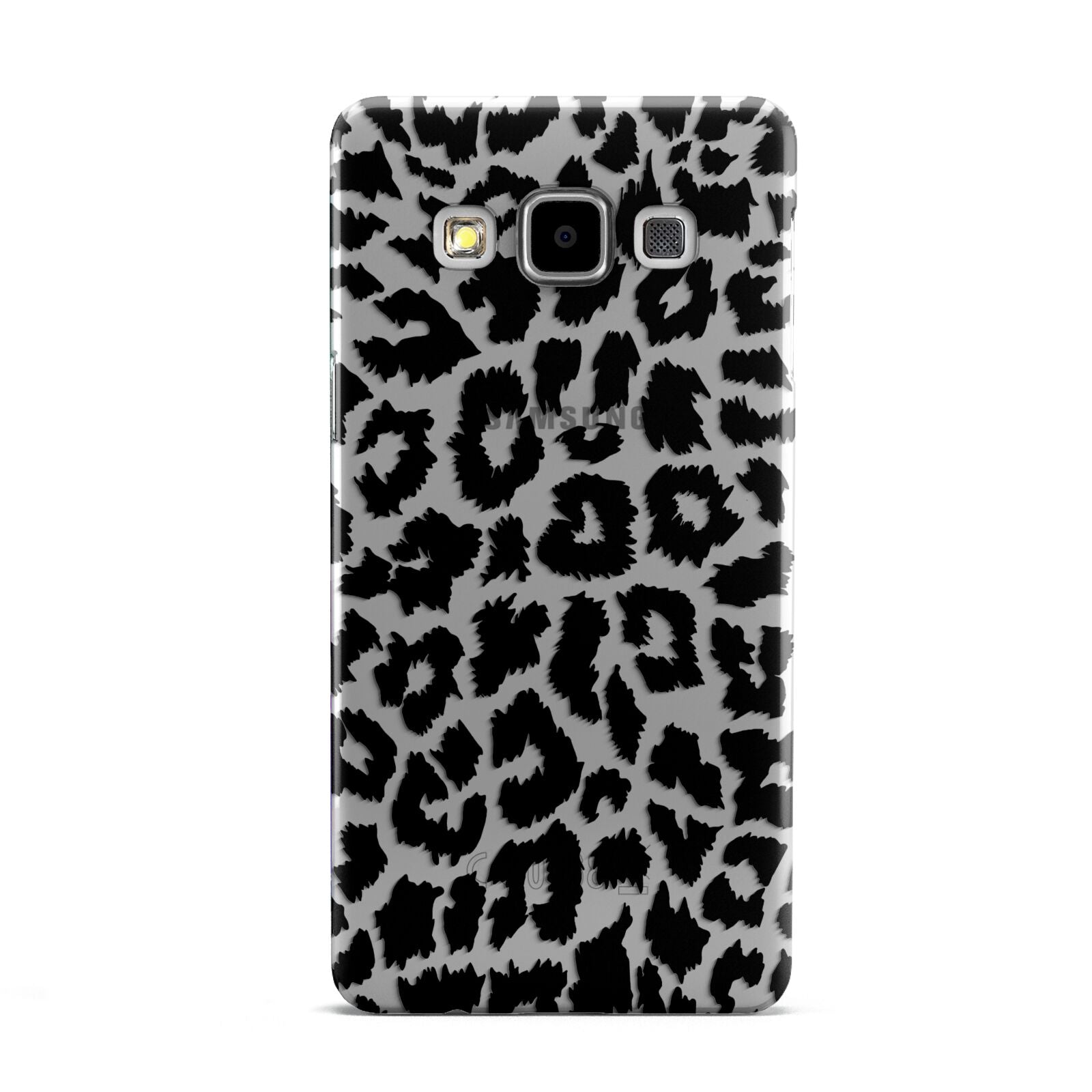 Black White Leopard Print Samsung Galaxy A5 Case