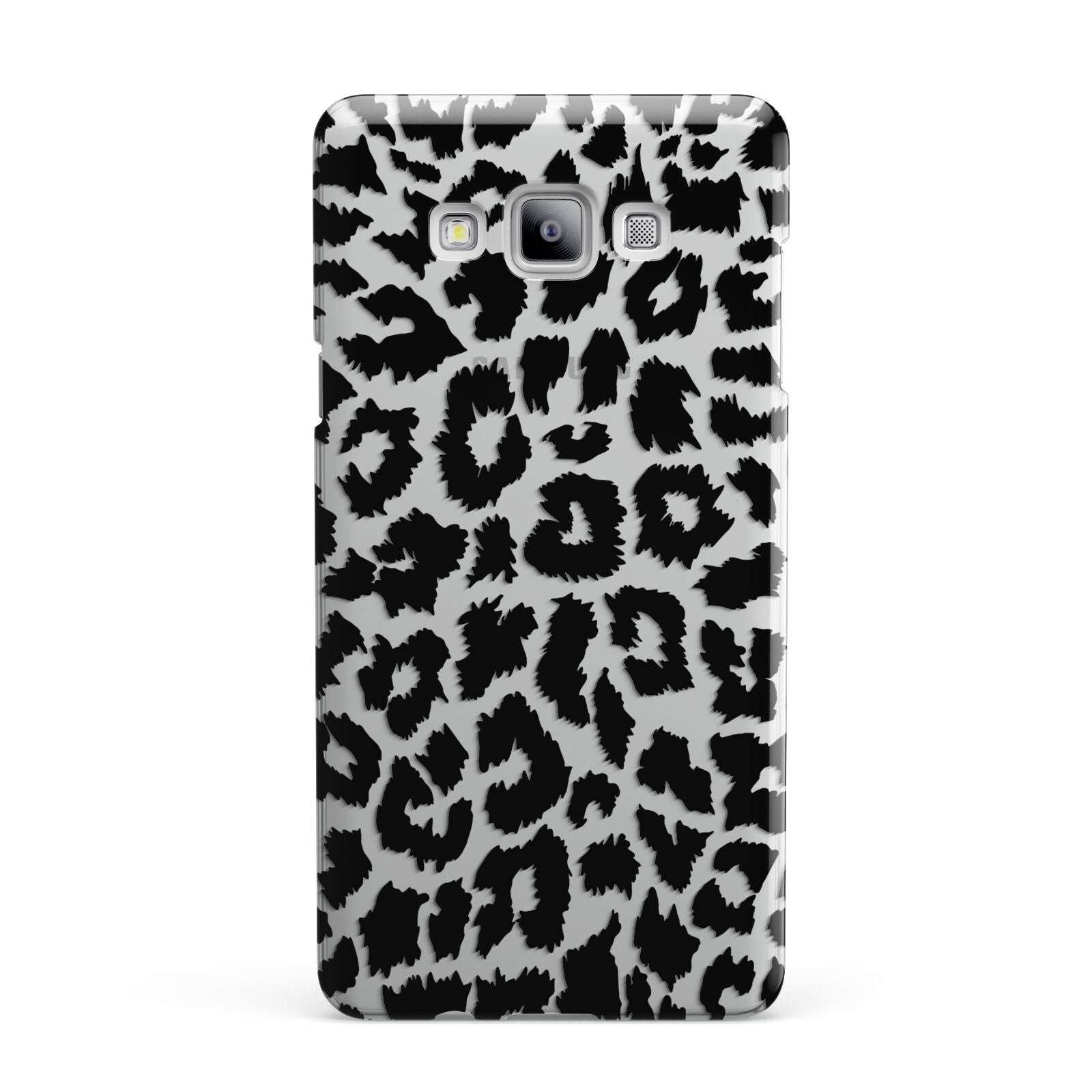 Black White Leopard Print Samsung Galaxy A7 2015 Case