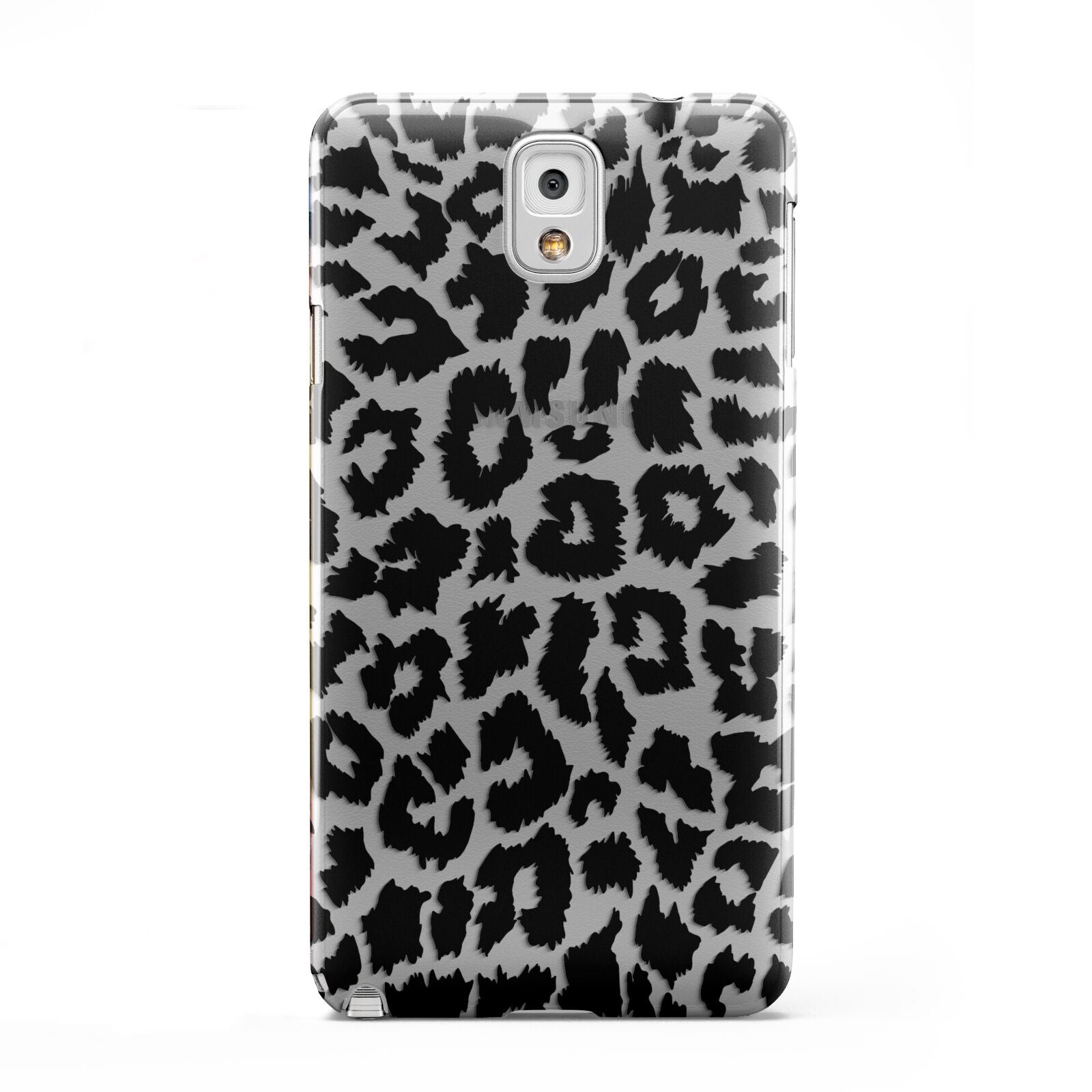 Black White Leopard Print Samsung Galaxy Note 3 Case