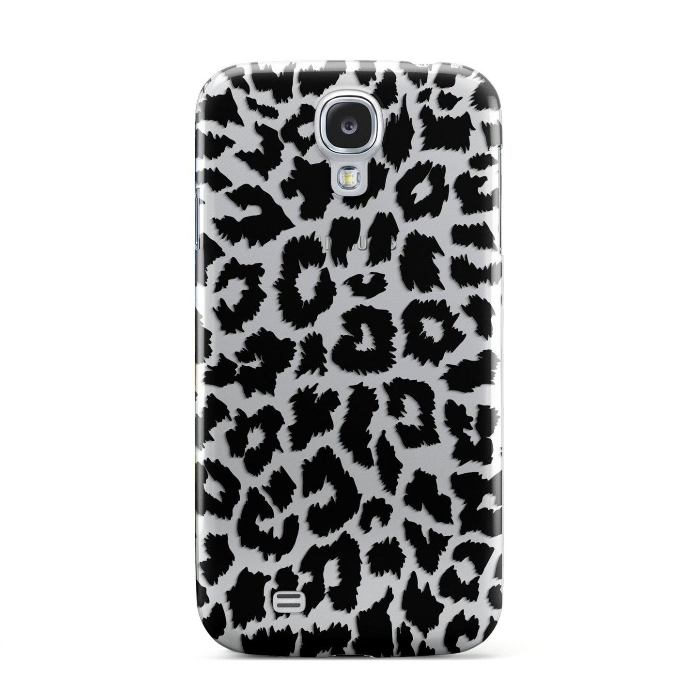 Black White Leopard Print Samsung Galaxy S4 Case