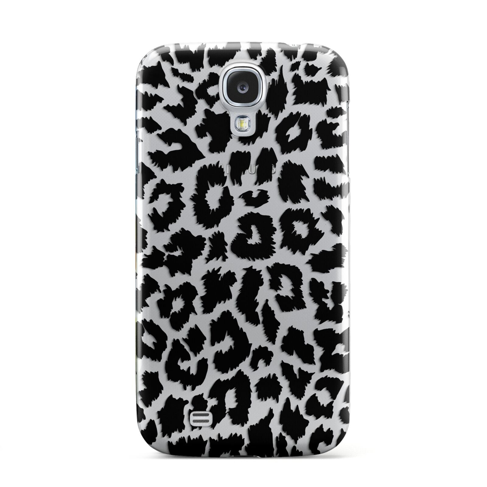 Black White Leopard Print Samsung Galaxy S4 Case