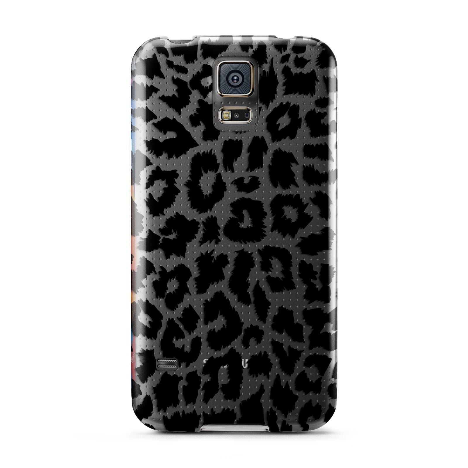 Black White Leopard Print Samsung Galaxy S5 Case