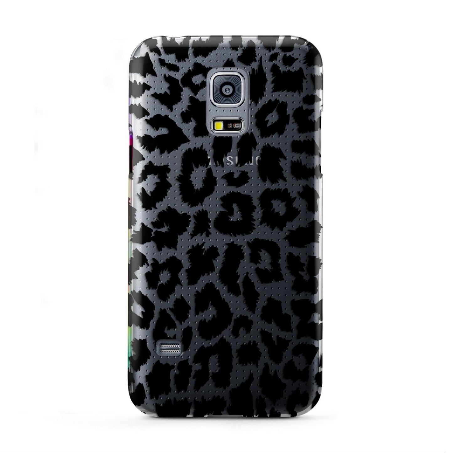 Black White Leopard Print Samsung Galaxy S5 Mini Case